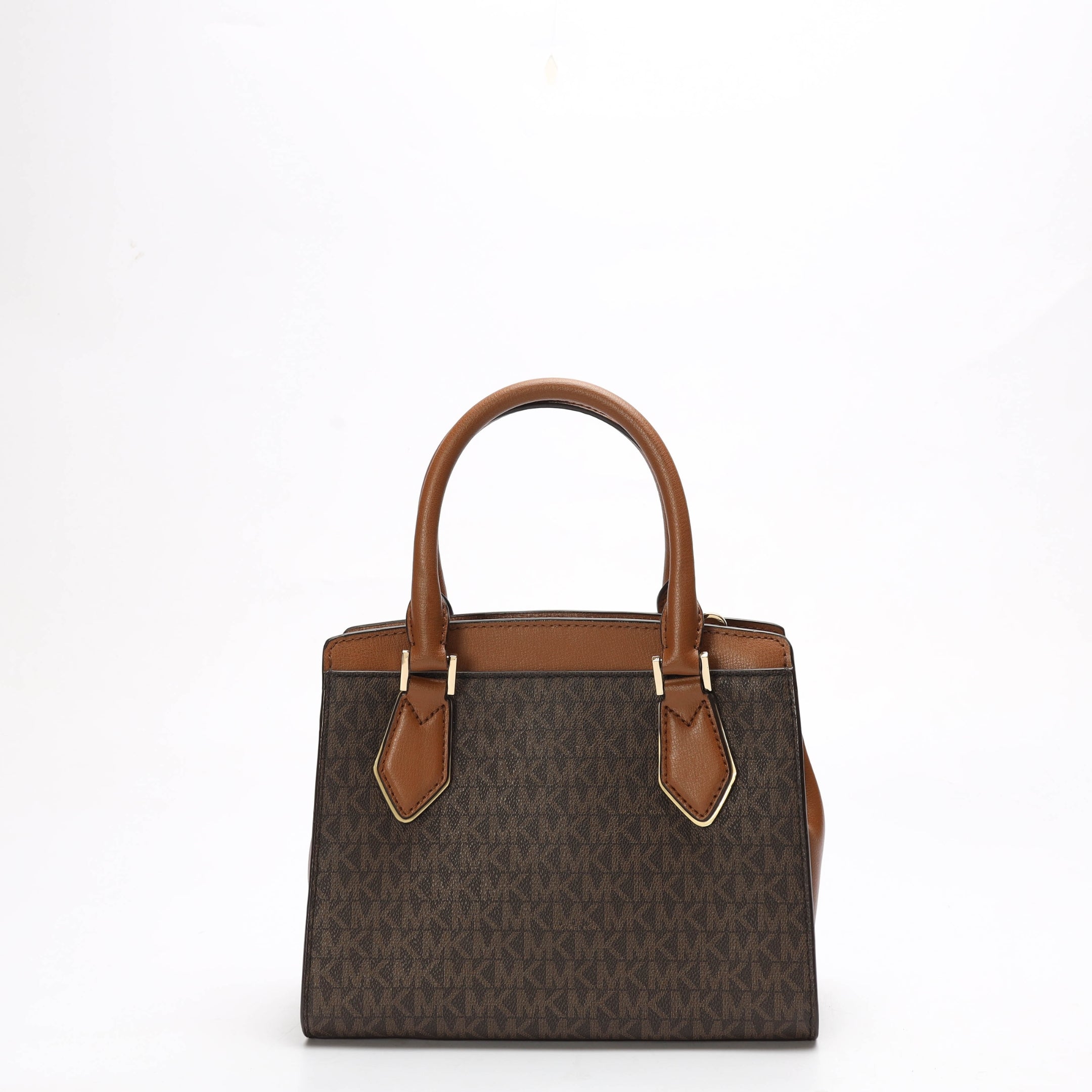 Michael Kors Mott Brown Logo Convertible Satchel