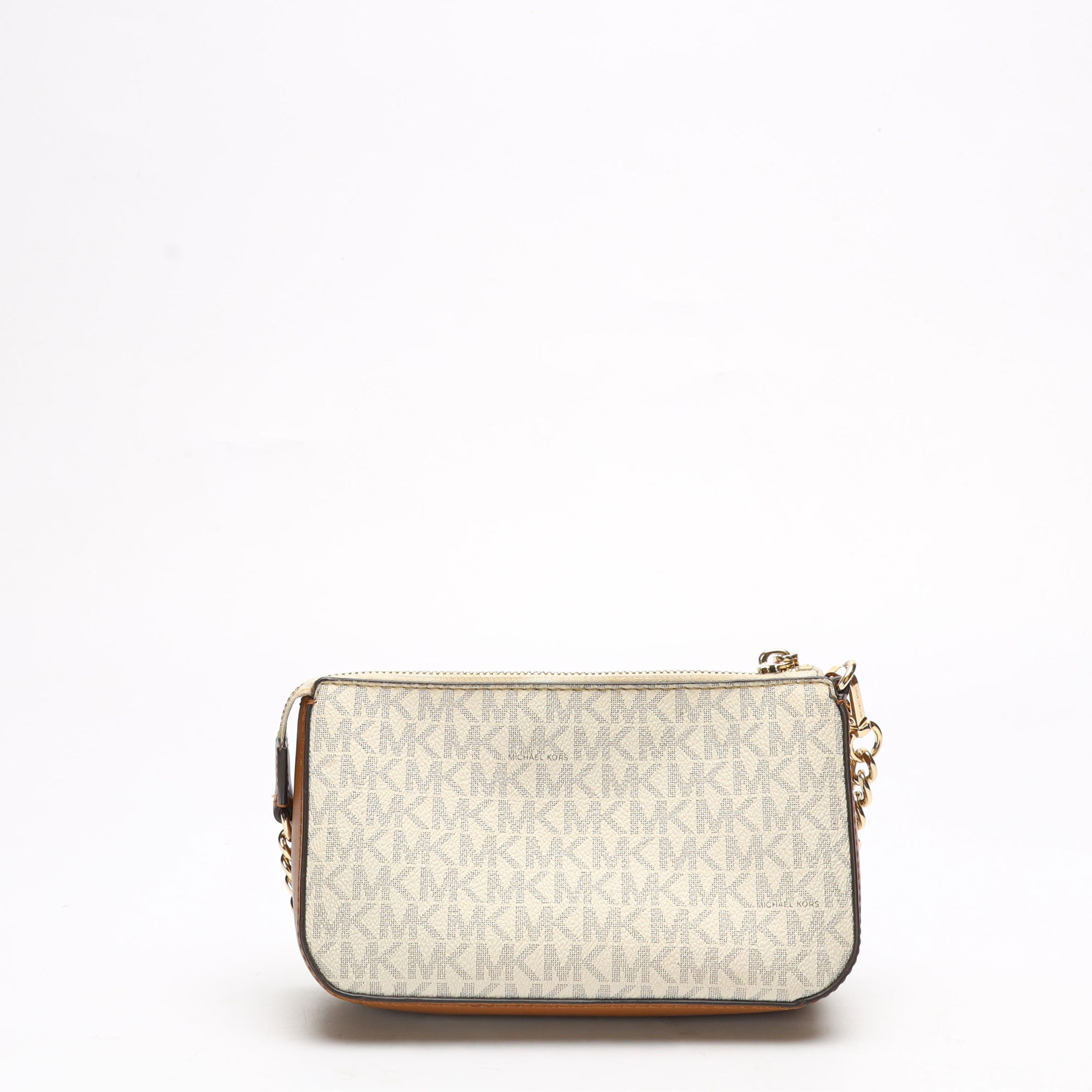 Michael Kors Jet Set Vanilla Chain Pouchette Bag