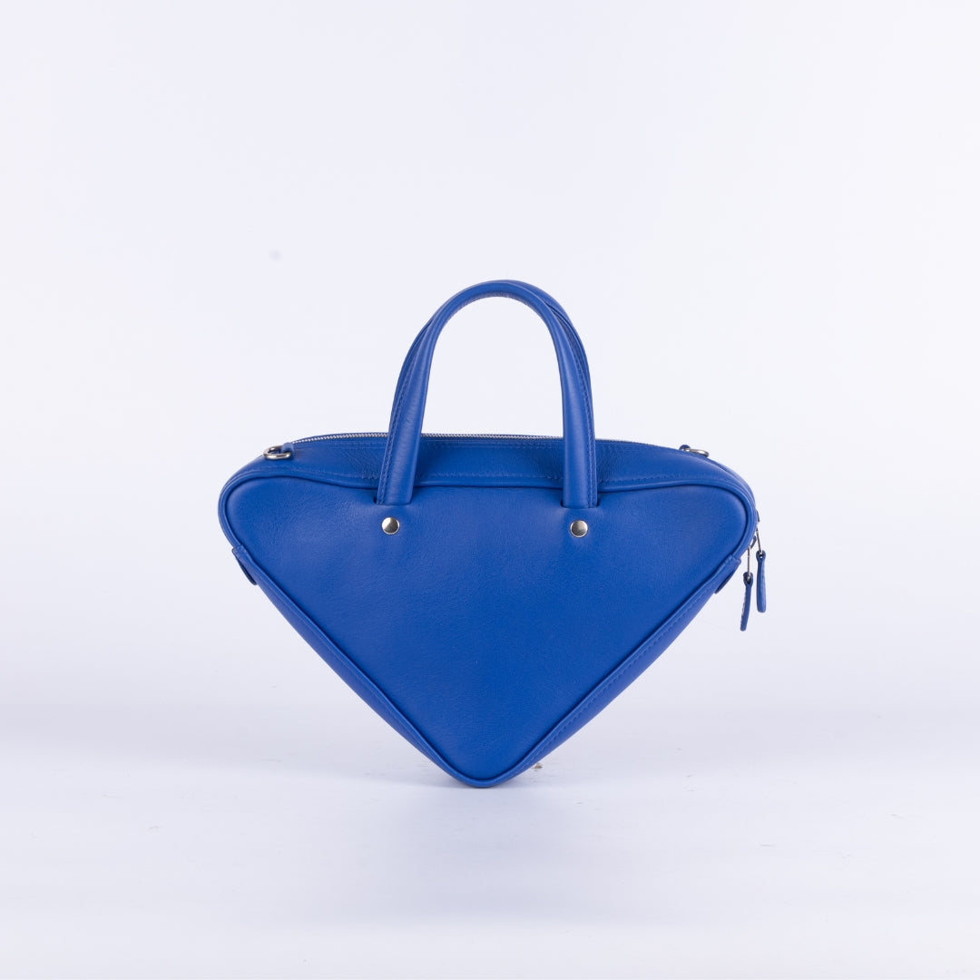 Balenciaga Blue Triangle Duffle Bag