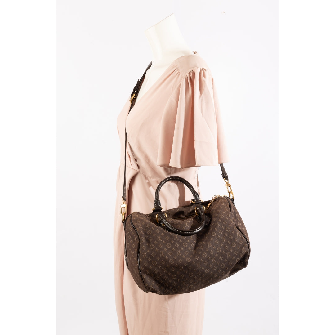 Louis Vuitton Ebene Monogram Speedy 30 Bandouliere Bag