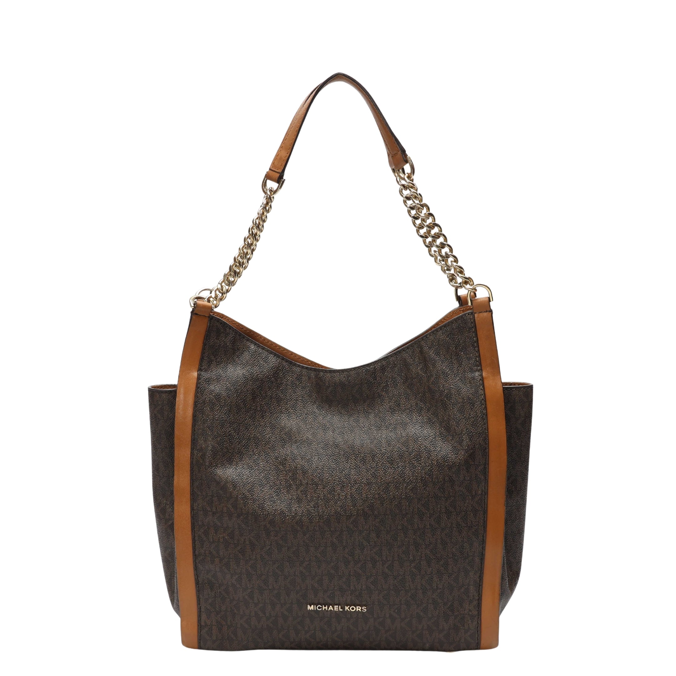 Michael Kors Newbury Signature Chain Shoulder Bag