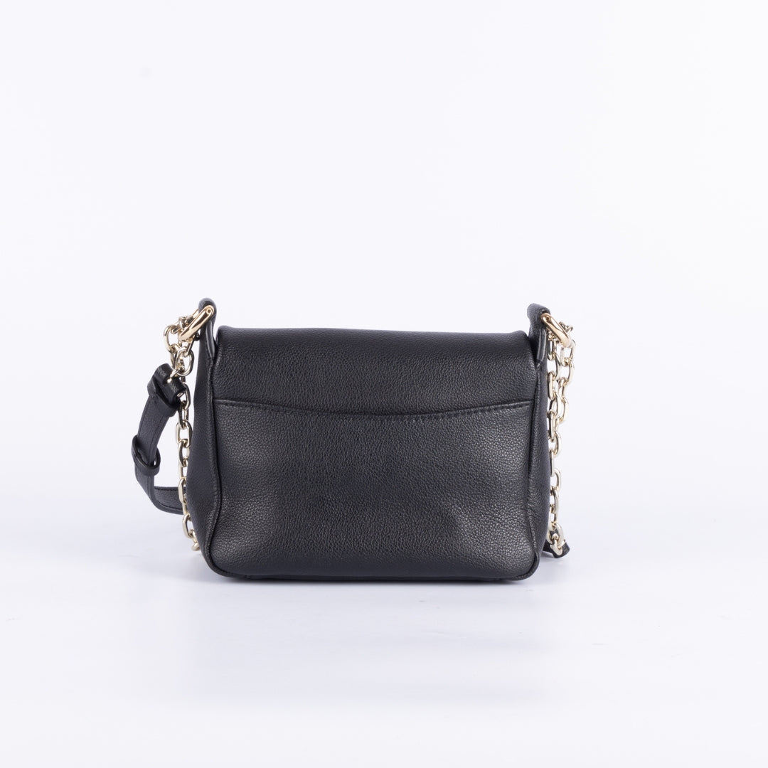 Emporio Armani Black Leather Crossbody Bag