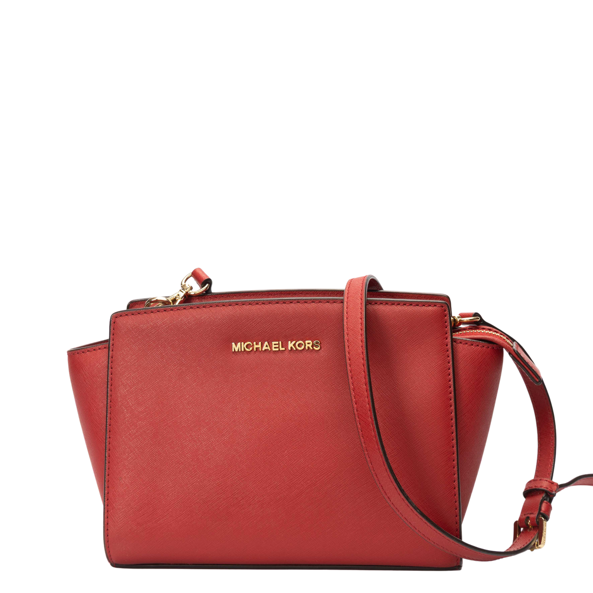 Michael Kors Red Selma Messenger Bag