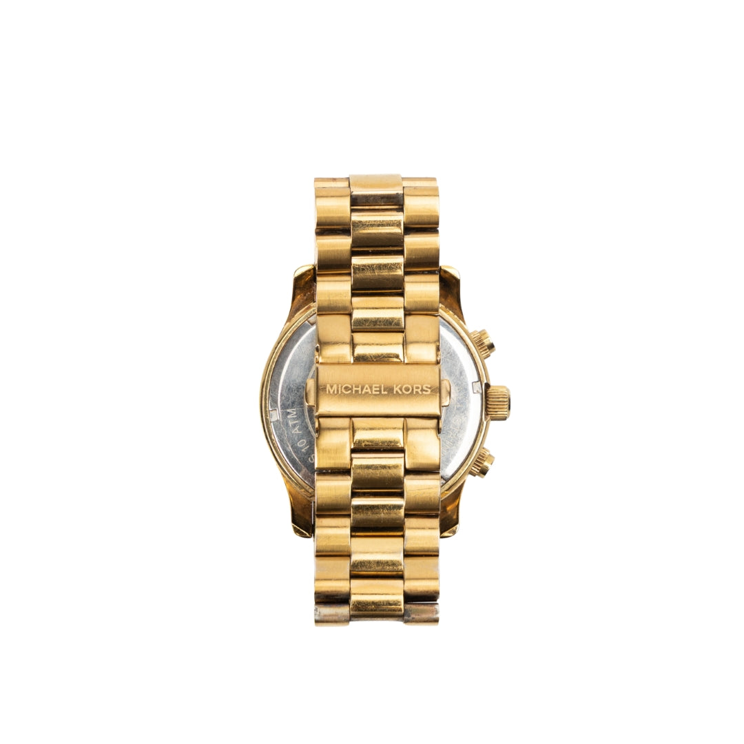 Michael Kors Runway Gold Watch