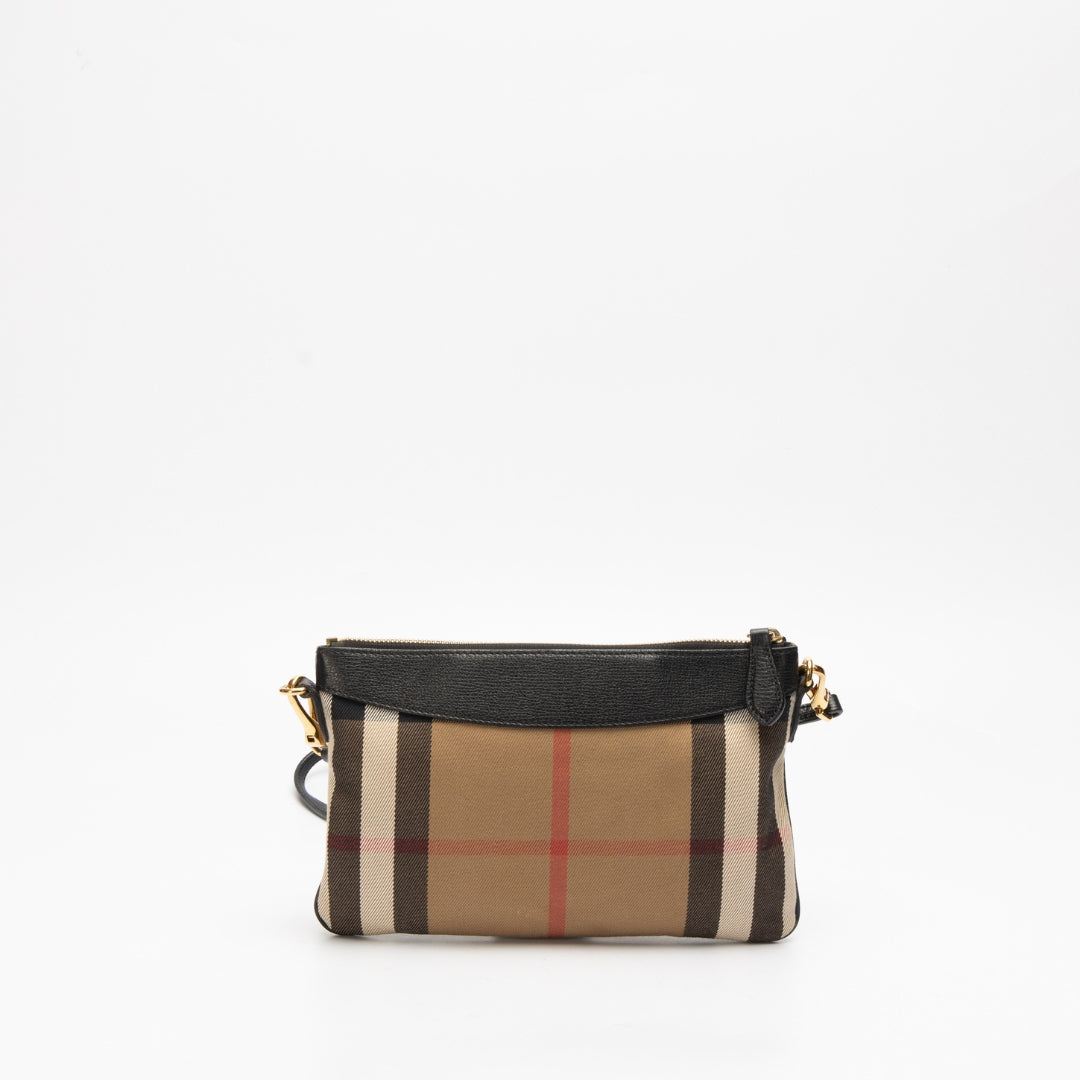 Burberry Check Derby Peyton Crossbody Bag