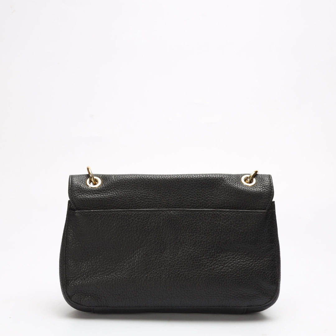 Michael Kors Black Samira Flap Crossbody Bag