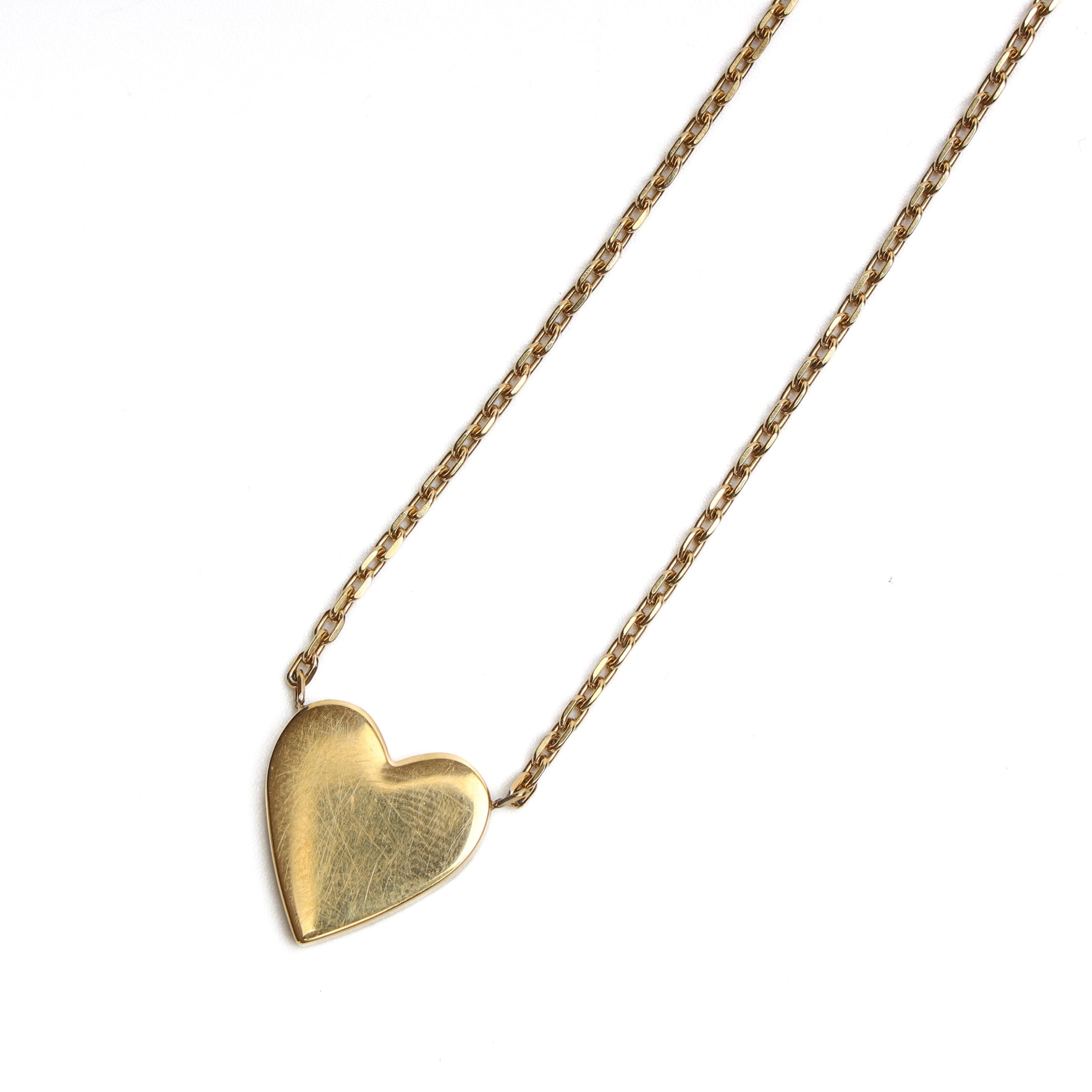 Michael Kors Pavé Gold-Tone Heart Pendant Necklace