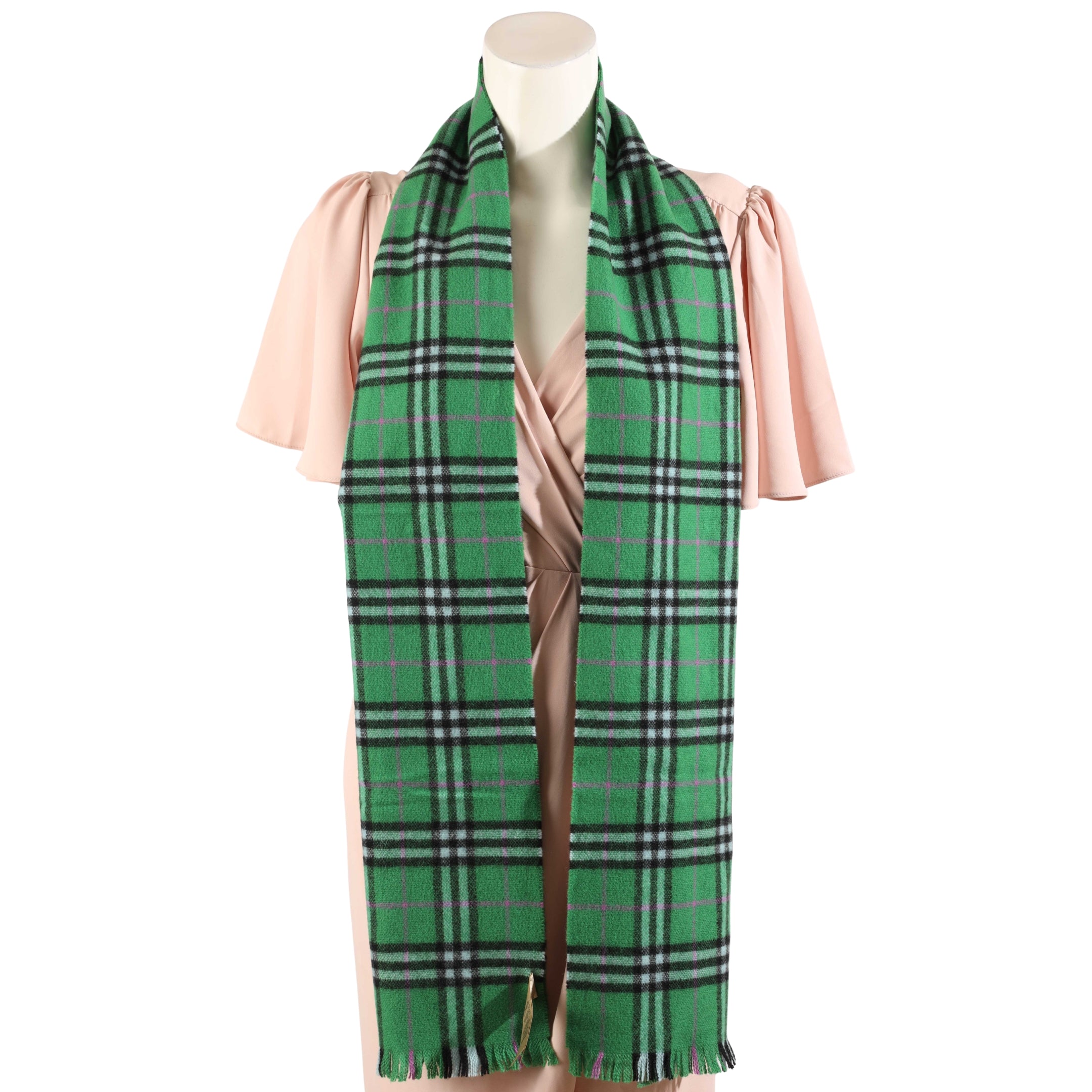 Burberry Giant Check Cashmere Scarf