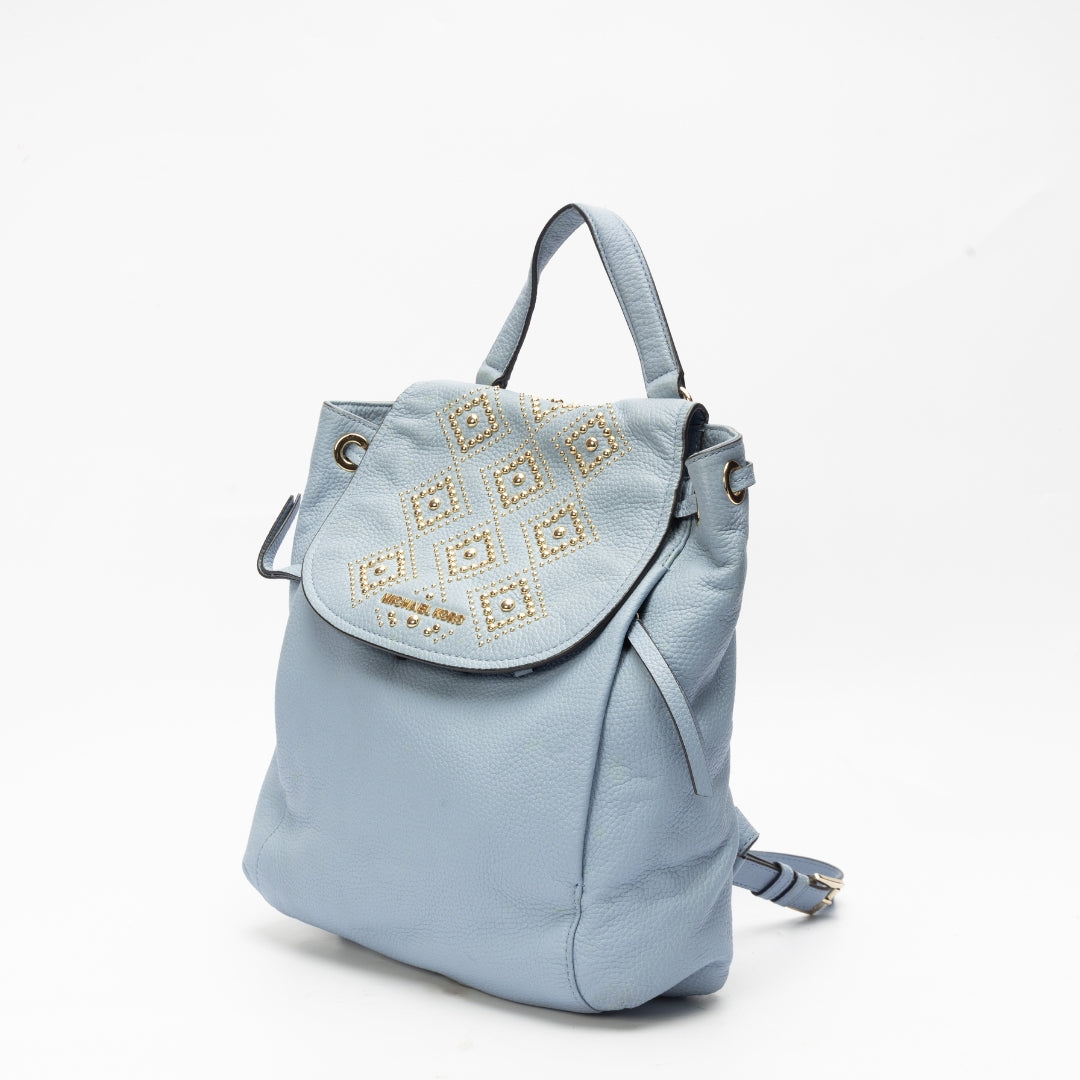 Michael Kors Riley Studded Leather Backpack