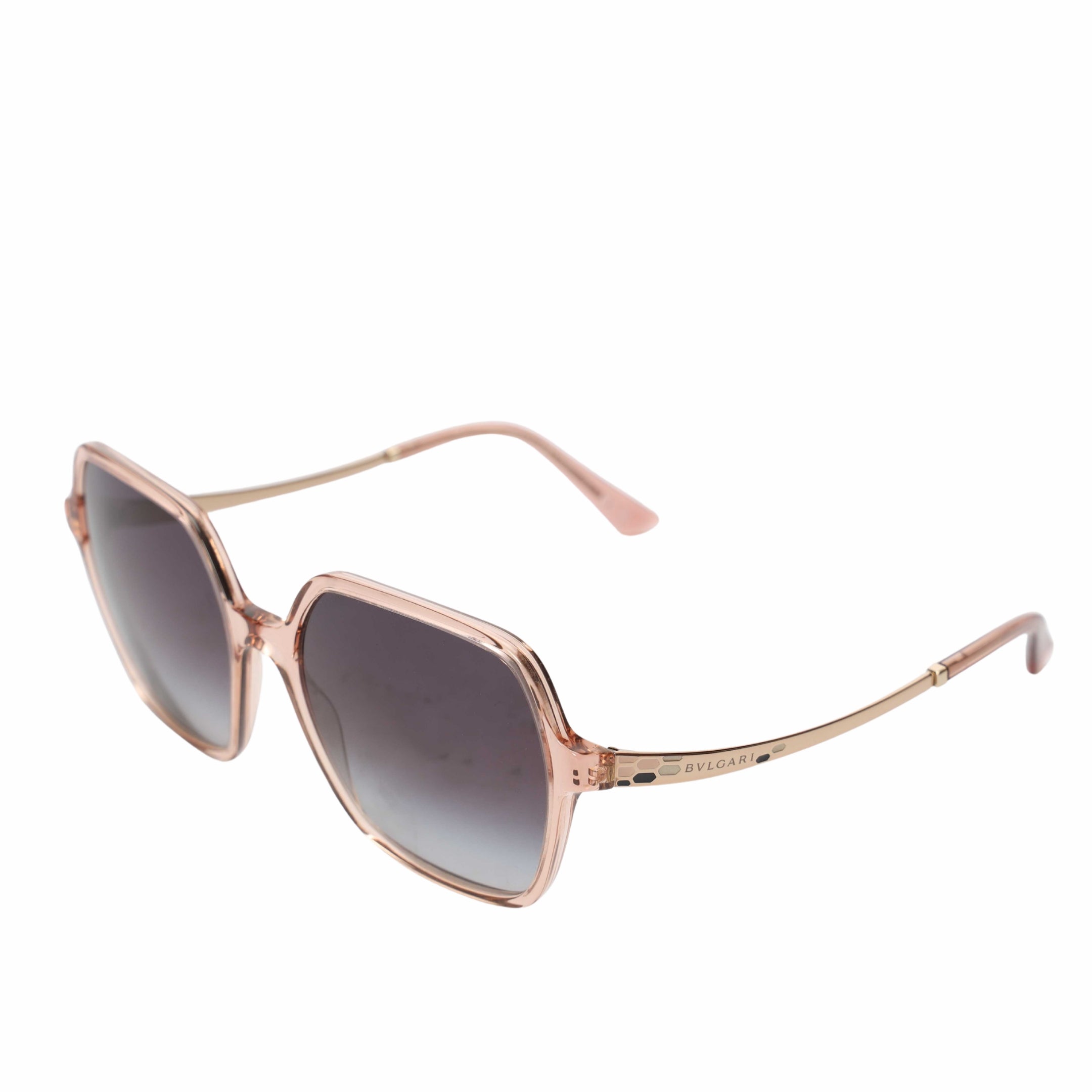 Bvlgari Pink Frame Gradient Sunglasses