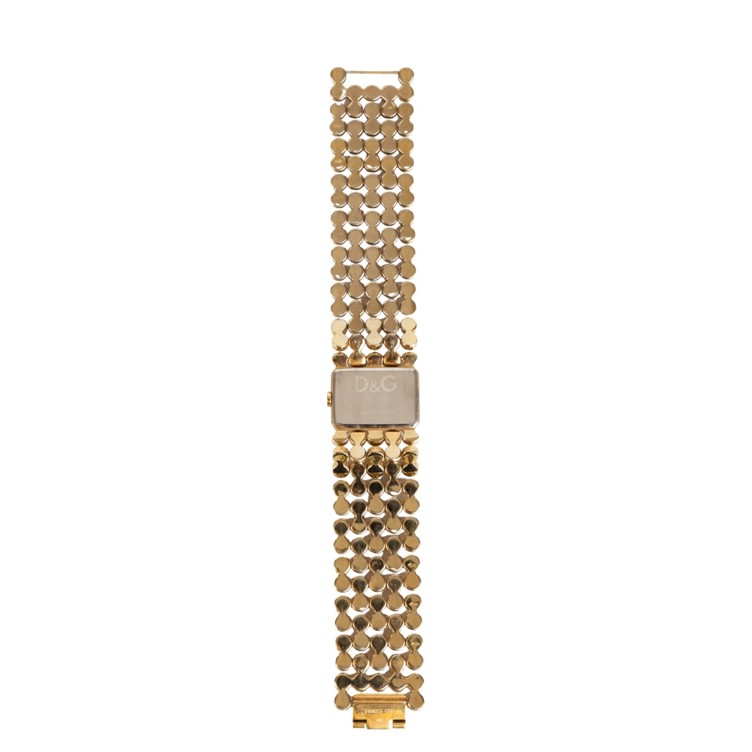 Dolce & Gabbana Gold Chain Strap Watch