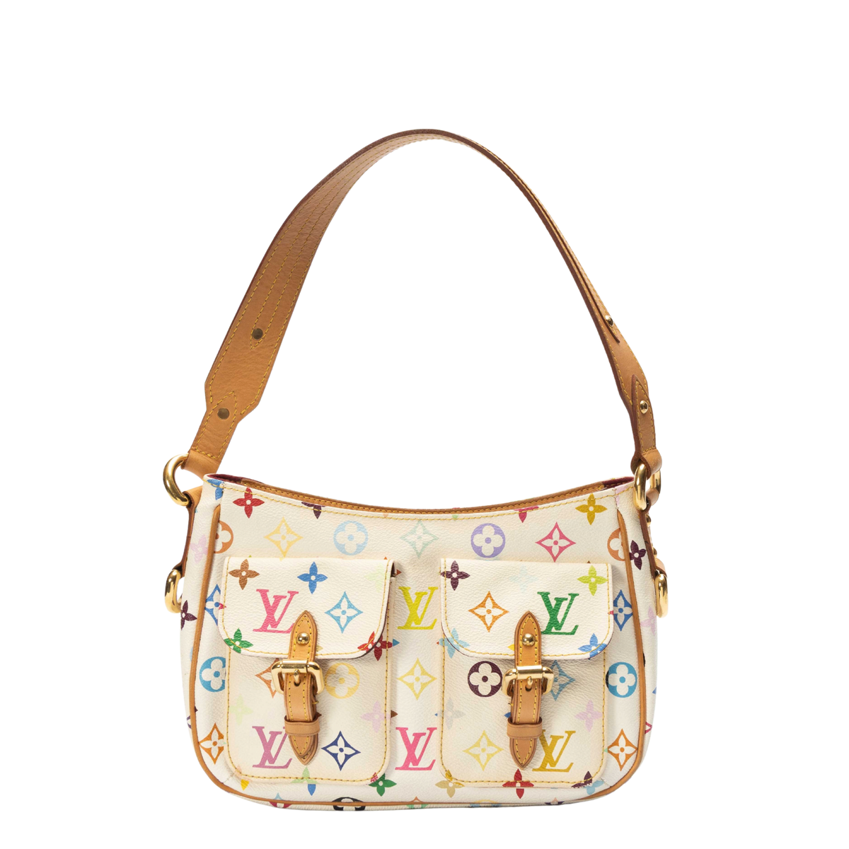 Louis Vuitton White Monogram Multi Lodge Shoulder Bag