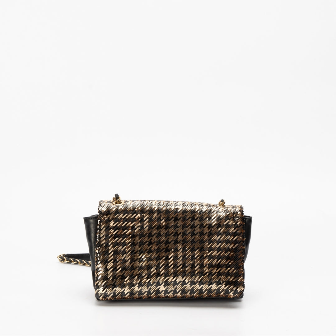 Salvatore Ferragamo Sequined Leather Crossbody Bag