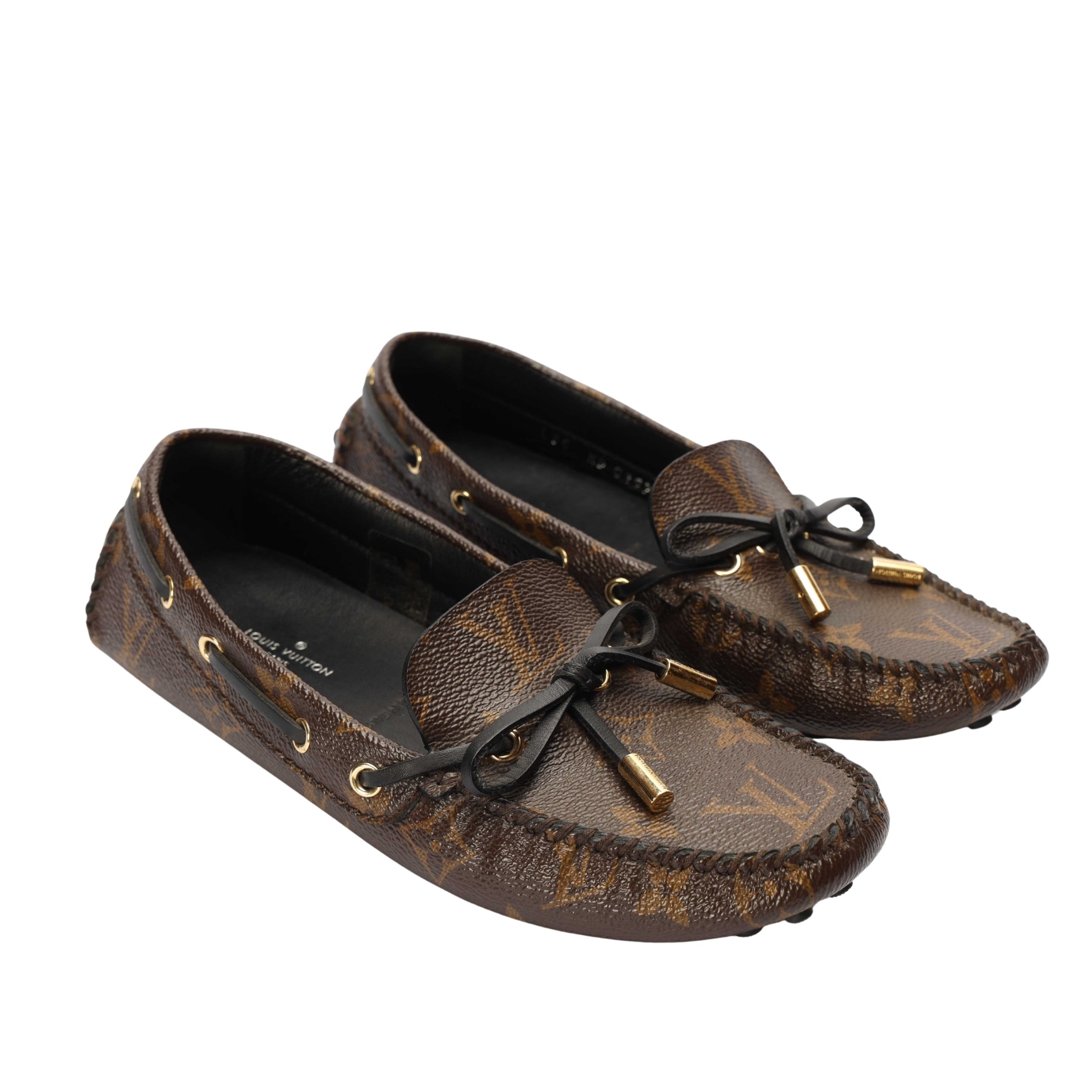 Louis Vuitton Brown Gloria Flat Loafers