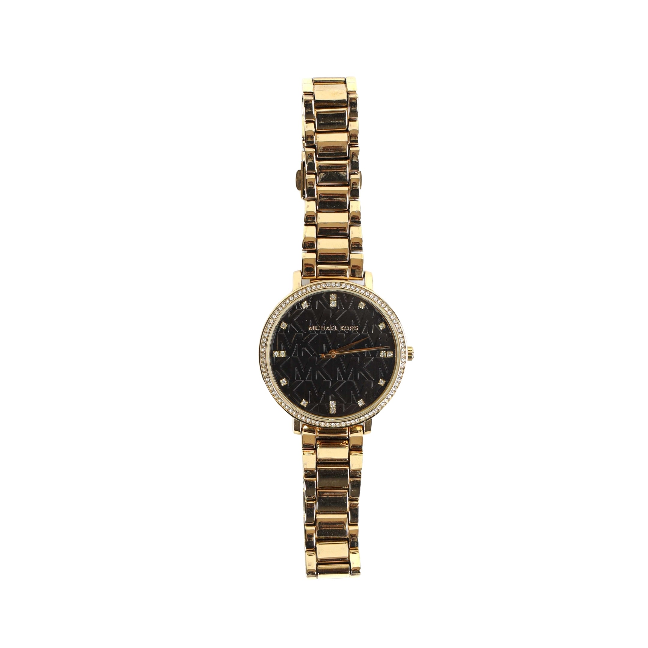 Michael Kors Pyper Black Dial Stainless Steel Analog Watch