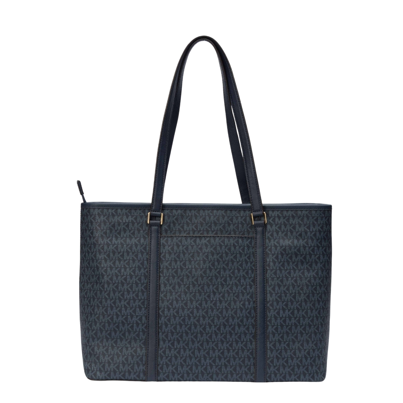 Michael Kors Navy Jet Set Travel Logo Tote