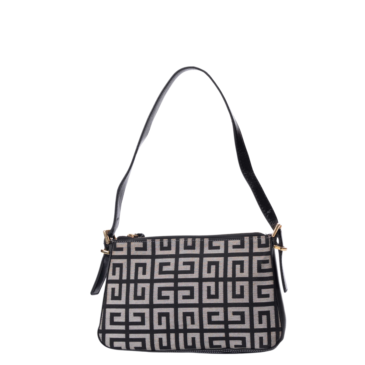 Givenchy Black Monogram Tassel Baguette