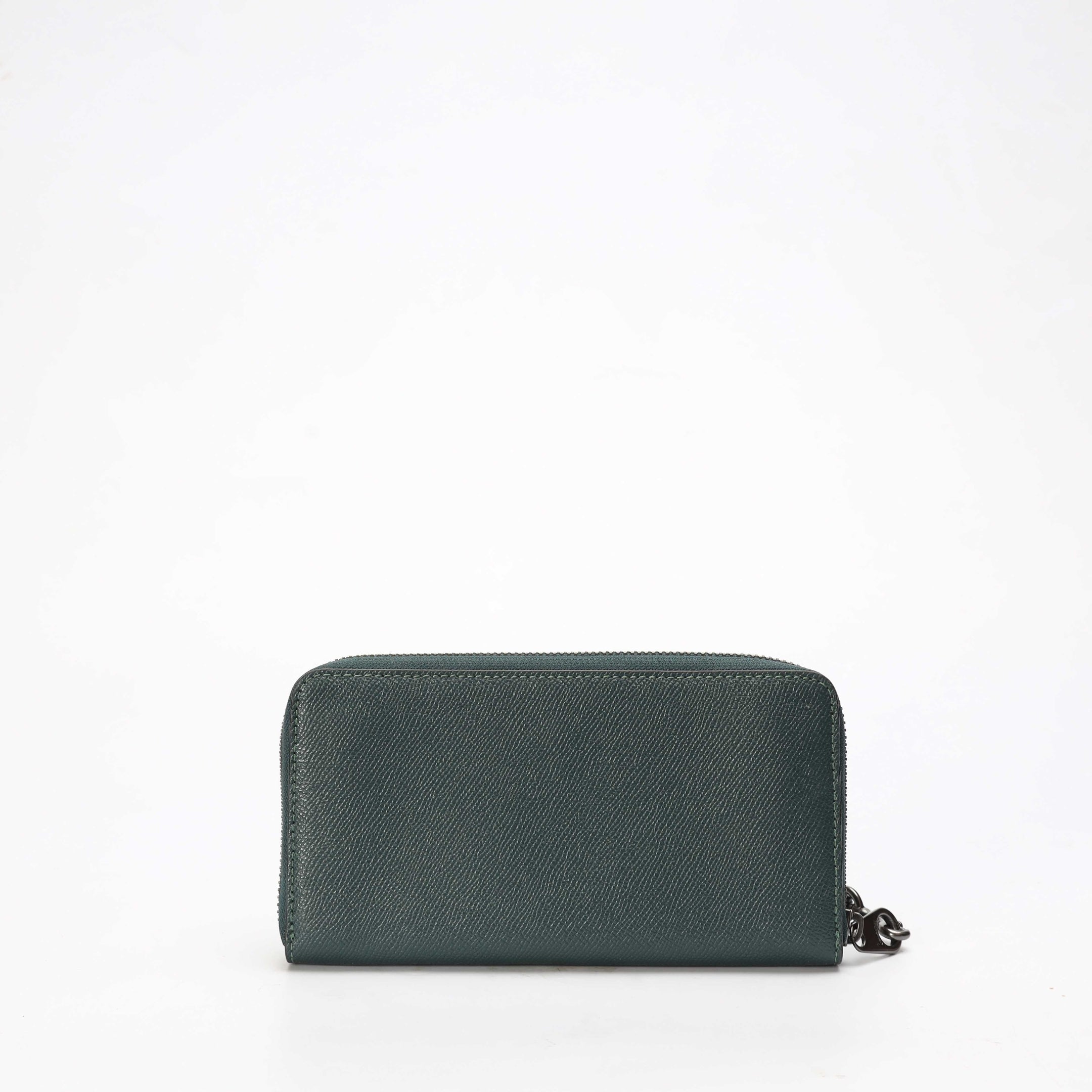 Coach Green Long Zip Around Wallet