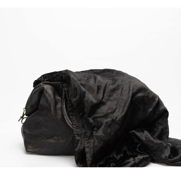 Yves Saint Laurent Black Leather Easy Y Boston Bag