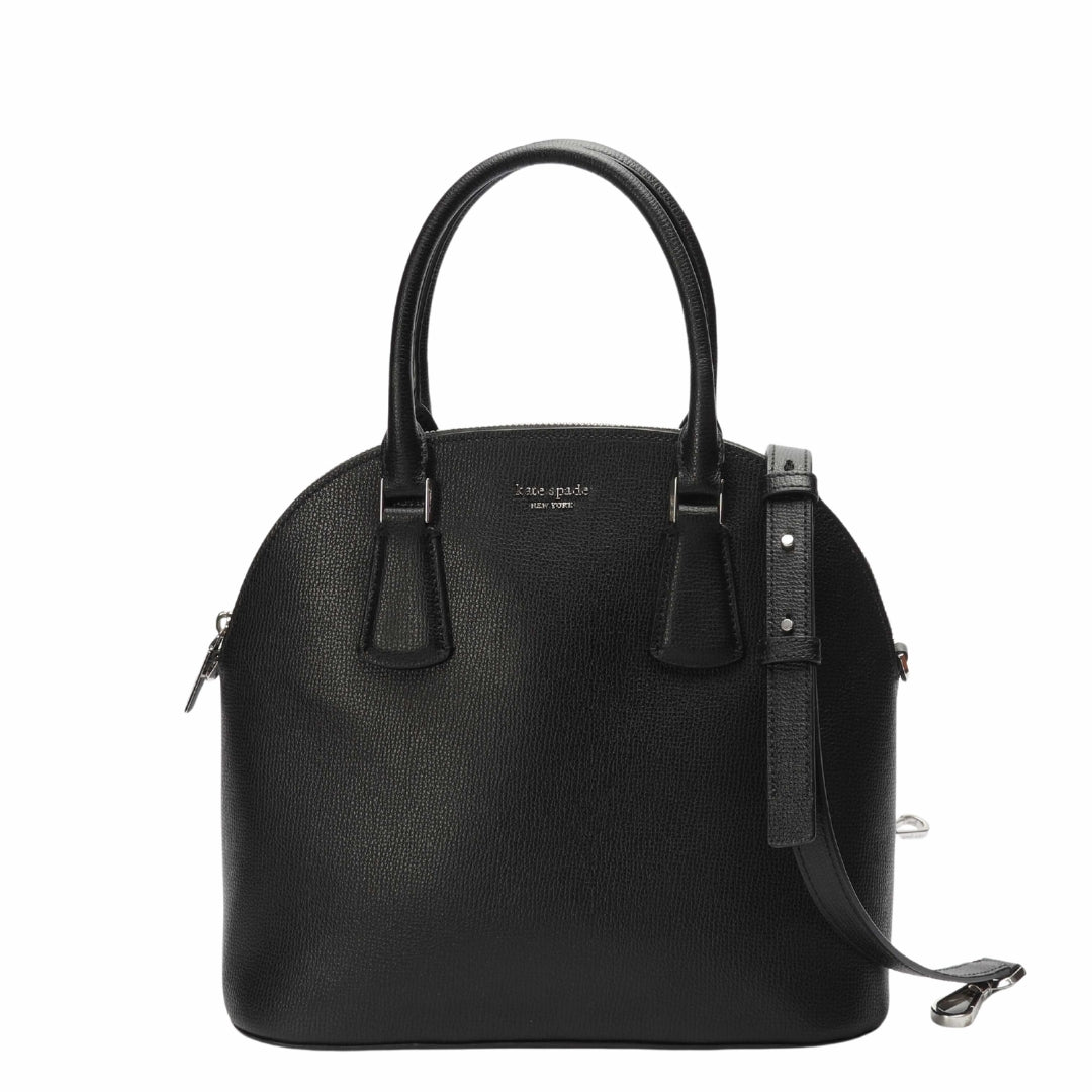 Kate Spade Sylvia Black Large Dome Satchel