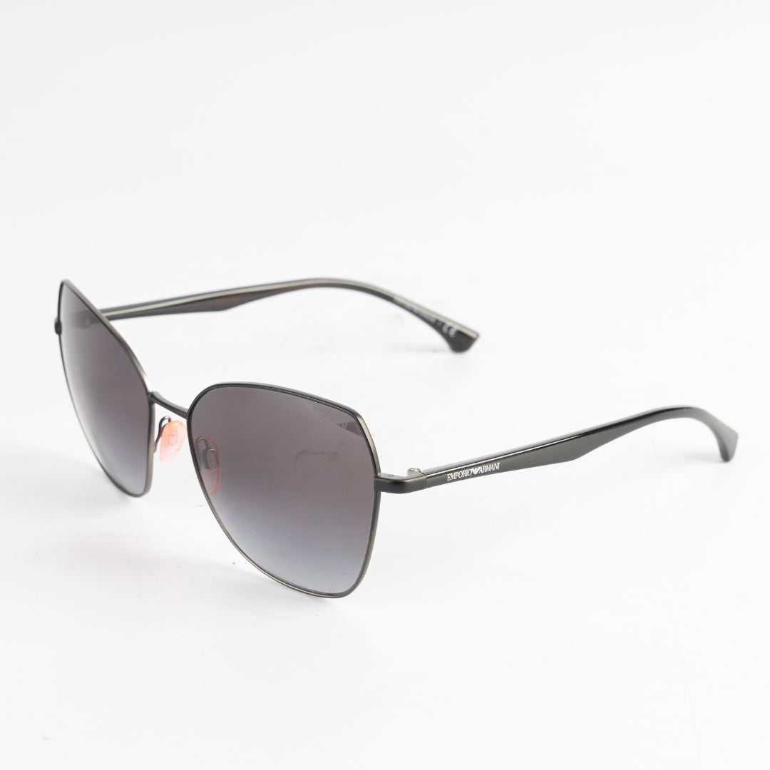 Emporio Armani Matte Gunmetal Sunglasses