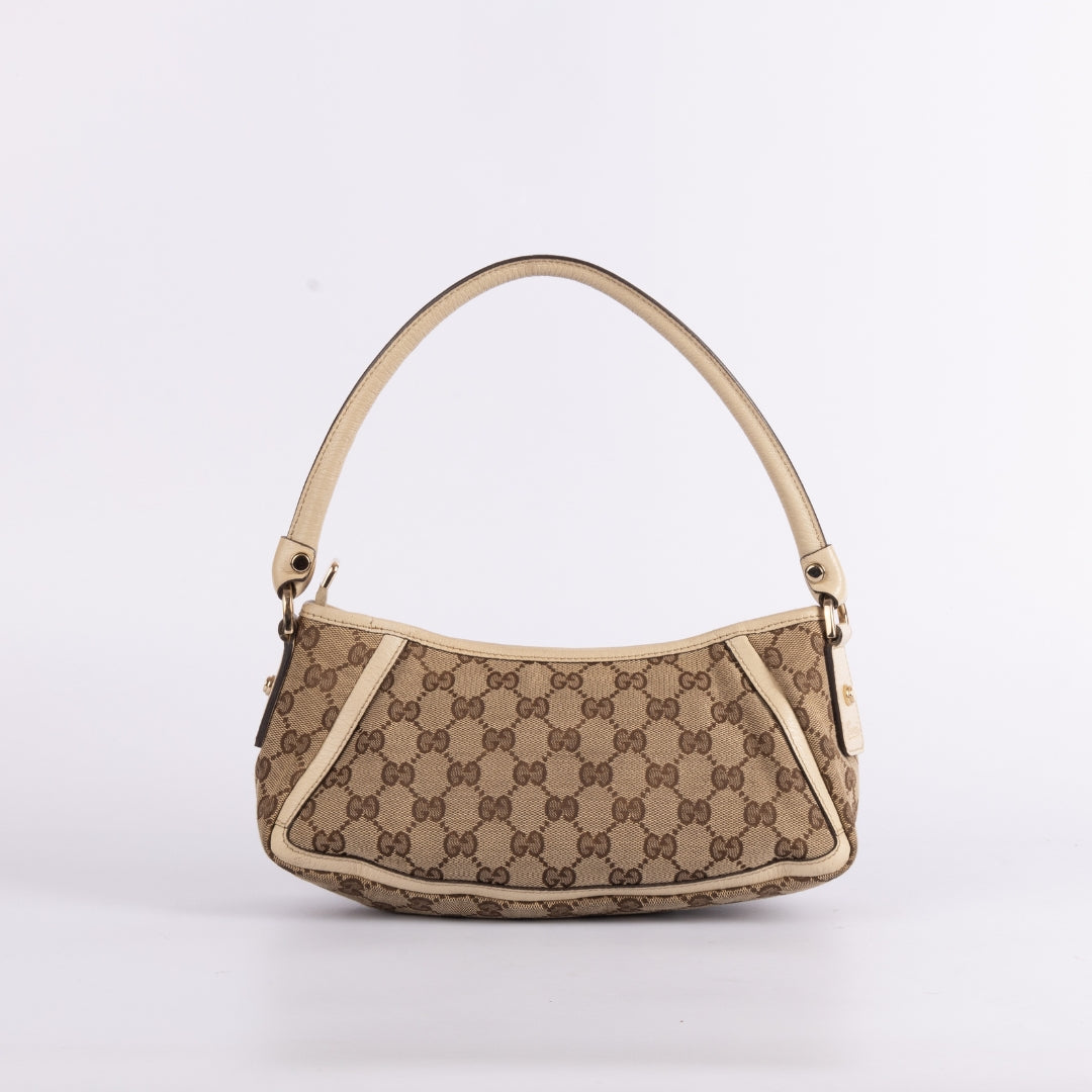 Gucci GG Canvas Abbey D Ring Pochette