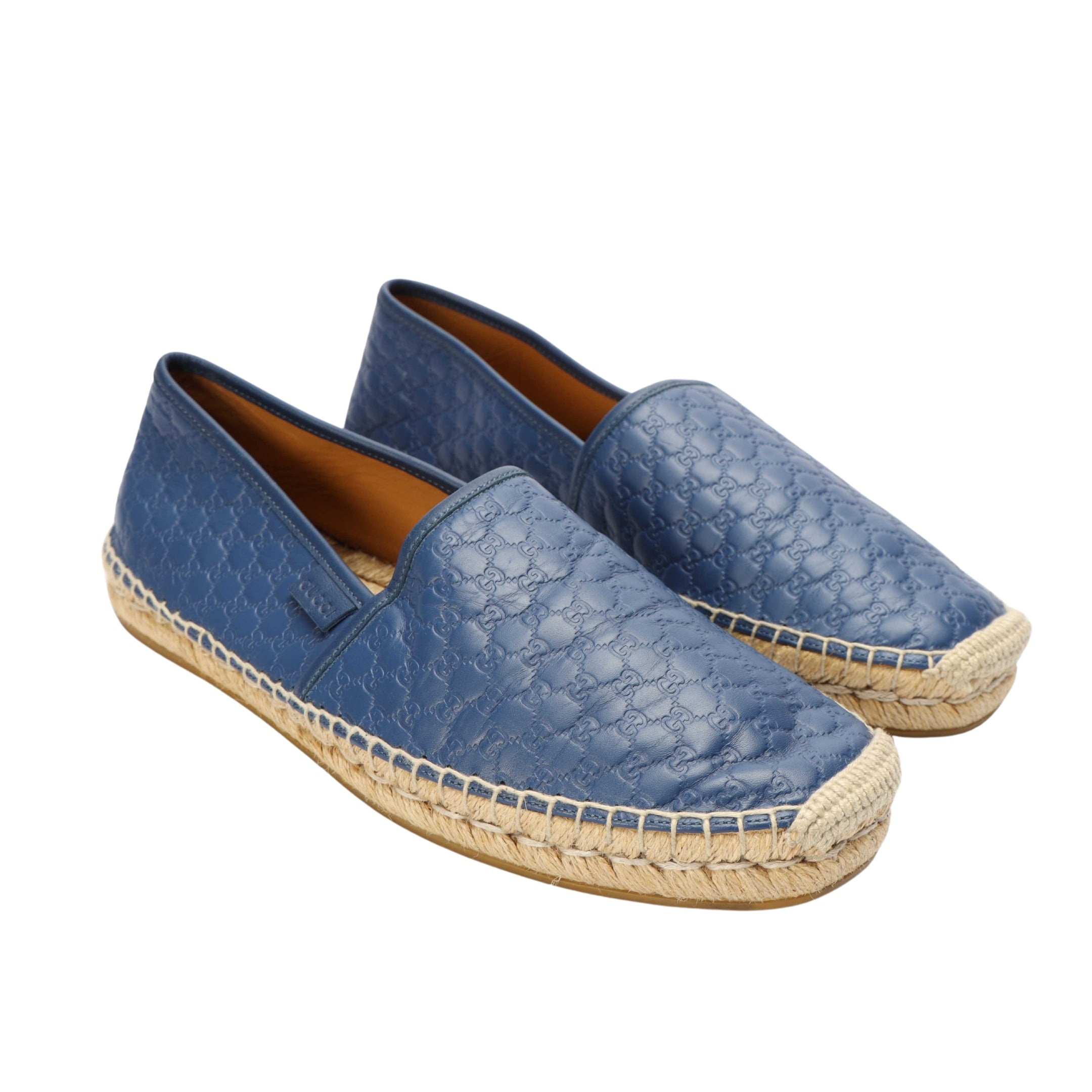 Gucci Blue Microguccissima Espadrilles