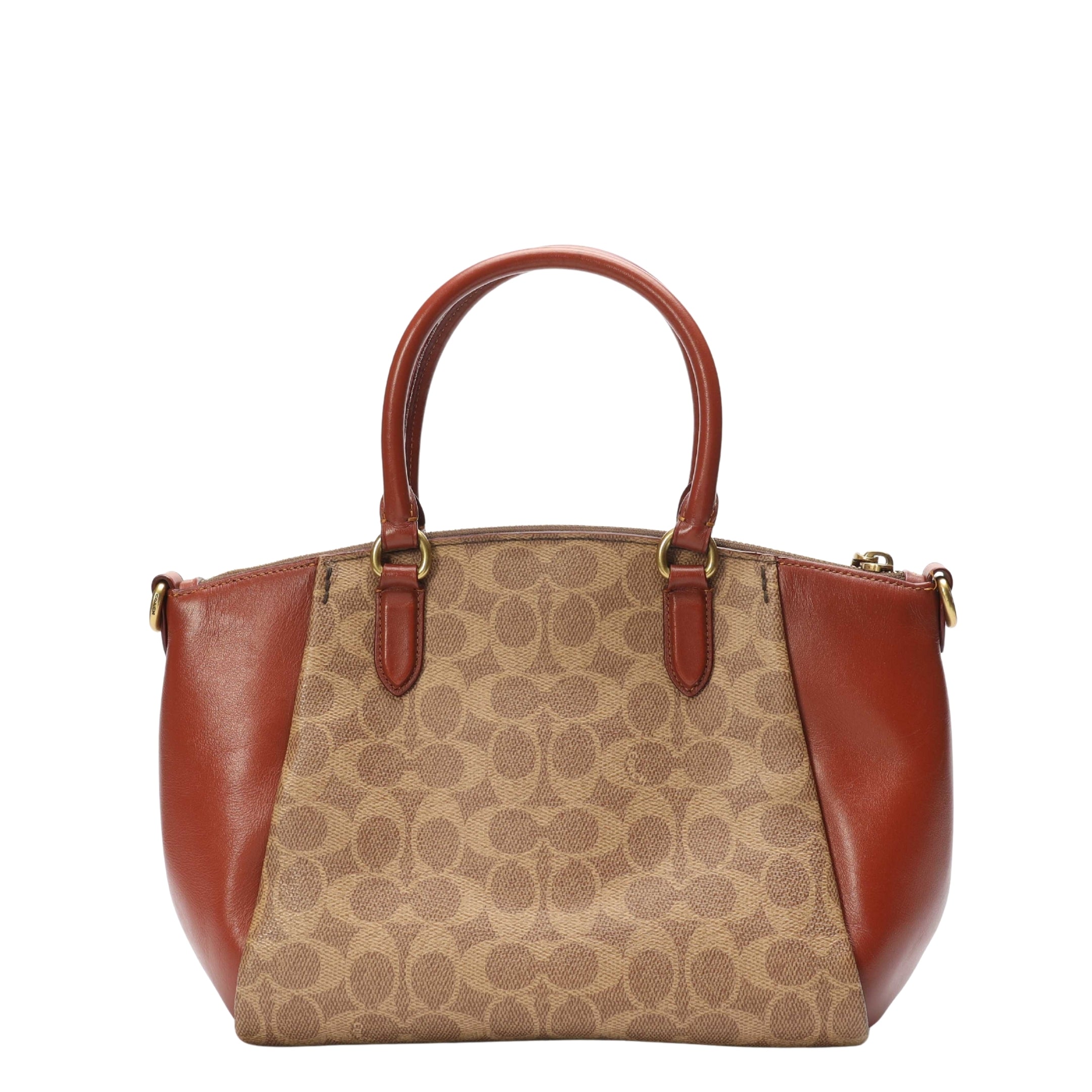 Coach Elise Signature Canvas Satchel