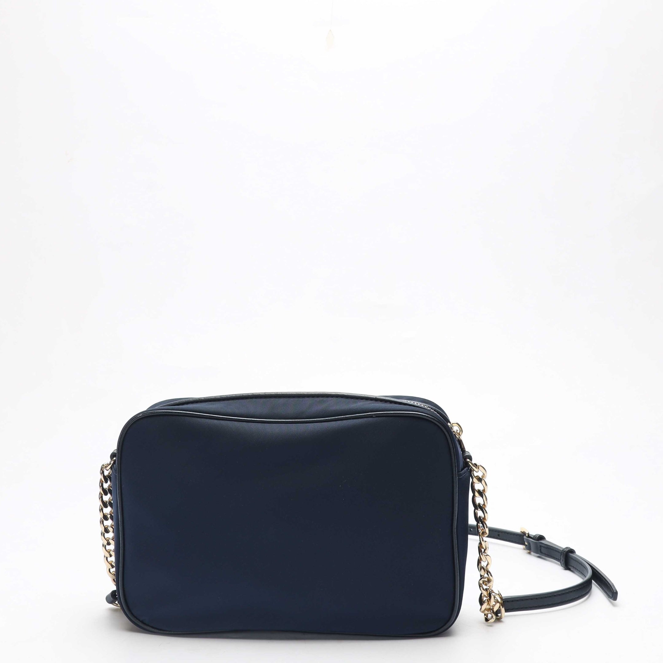 Michael Kors Jet Set Navy Blue Chain Crossbody Bag
