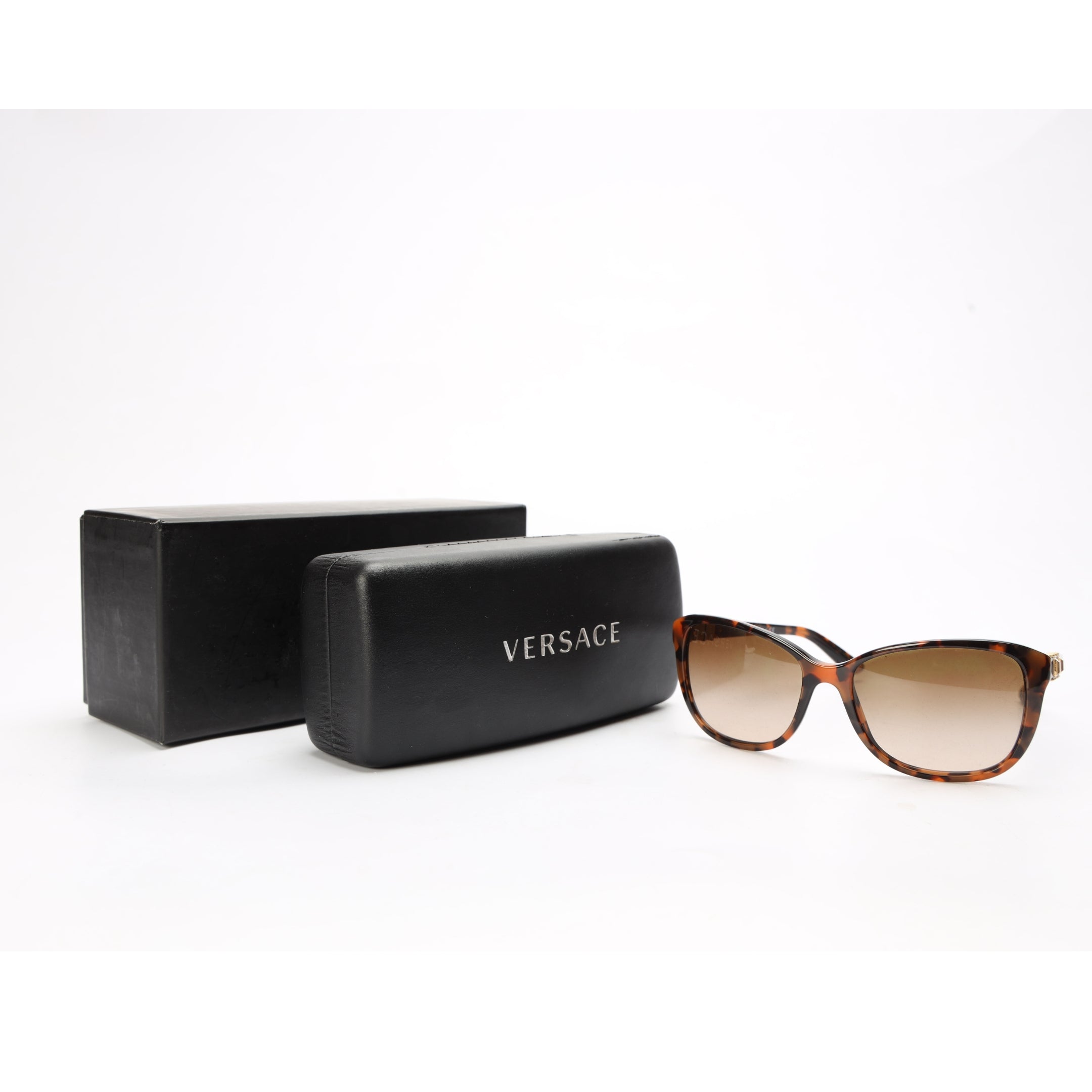 Versace Brown Acetate Sunglasses