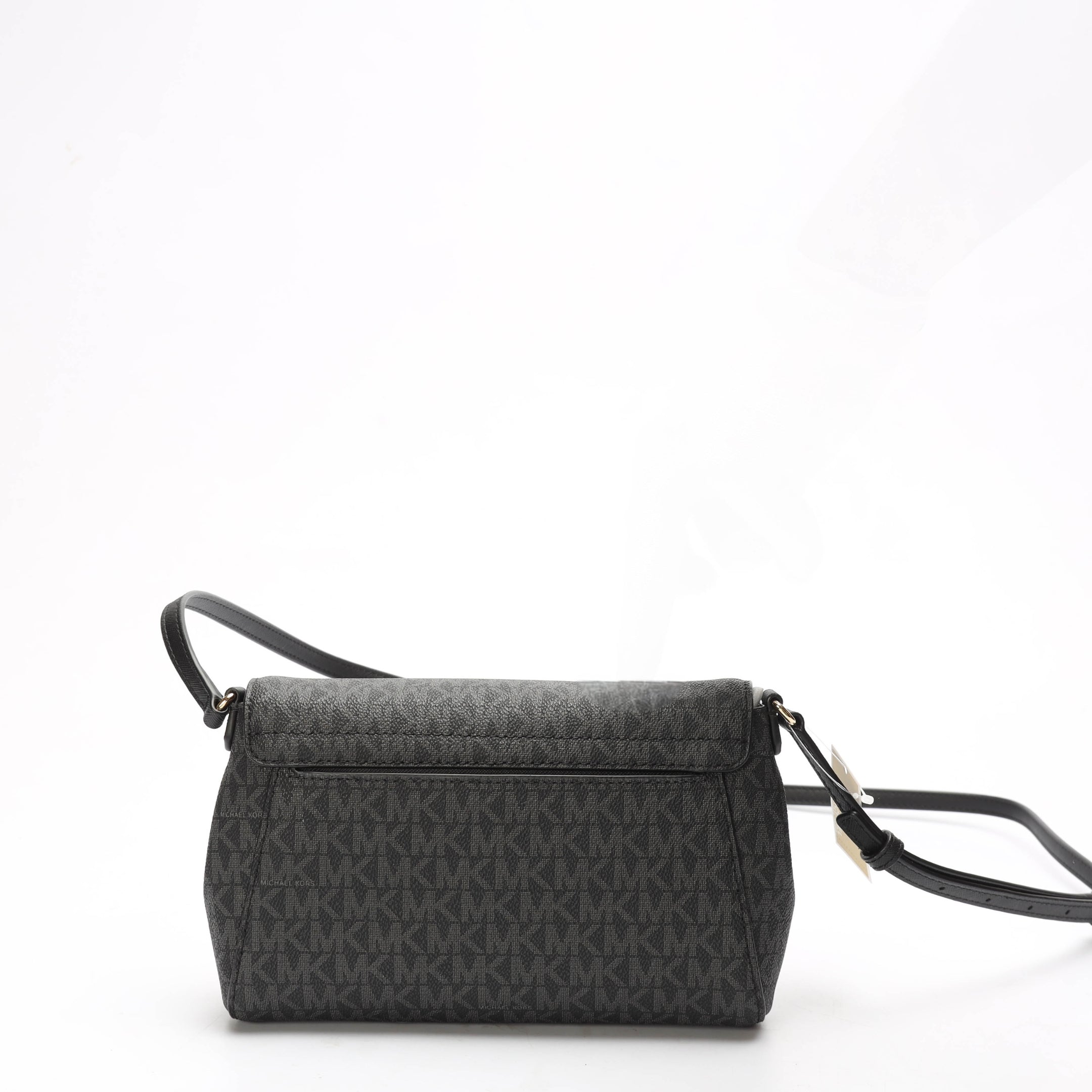 Michael Kors Black Jet Set Signature Logo Crossbody Bag