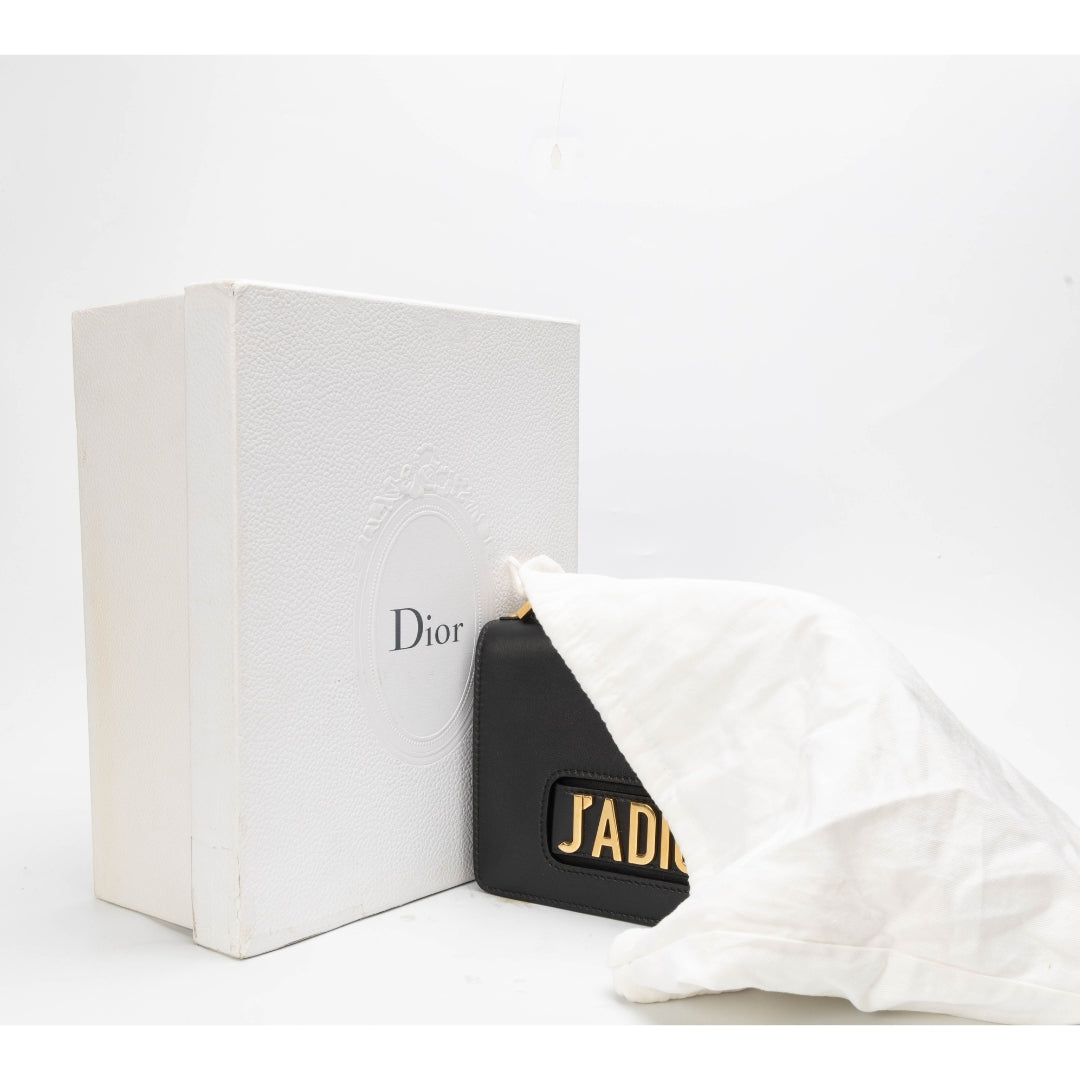Dior Black J'adior Medium Flap Bag