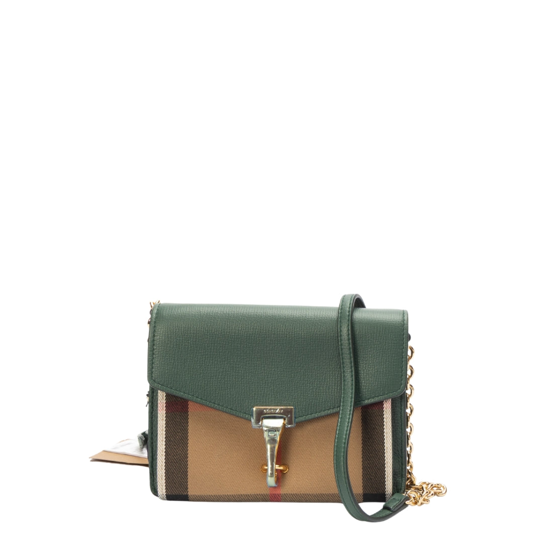 Burberry Macken Vintage Check Crossbody Bag