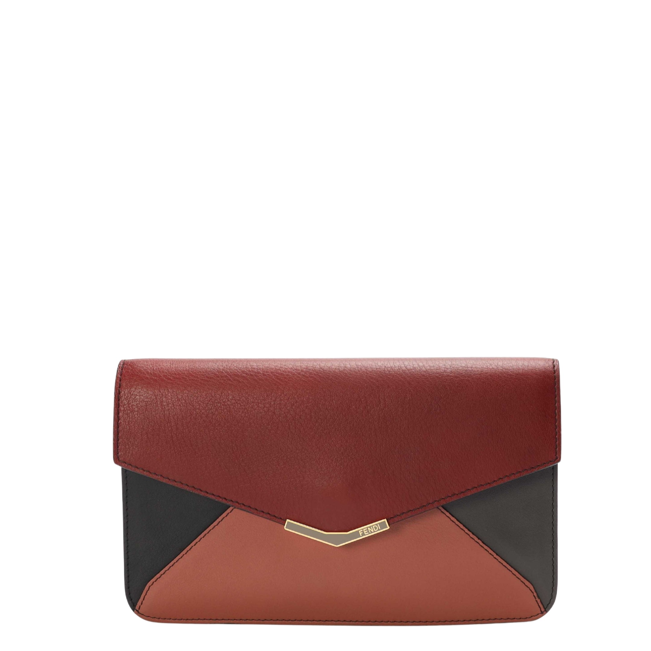 Fendi Multicolor 2Jours Envelope Clutch