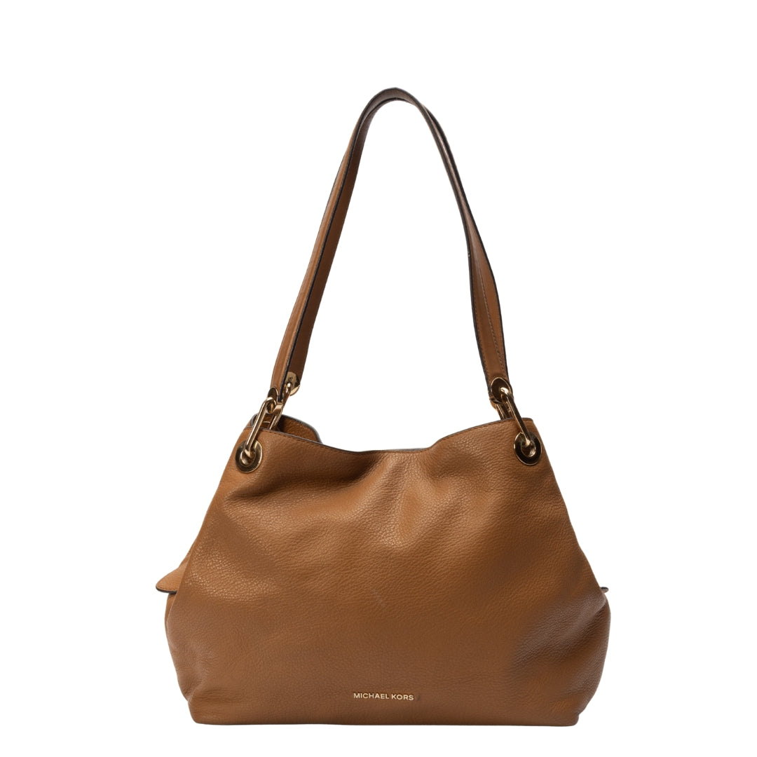 Michael Kors Raven Large Leather Shoulder Bag