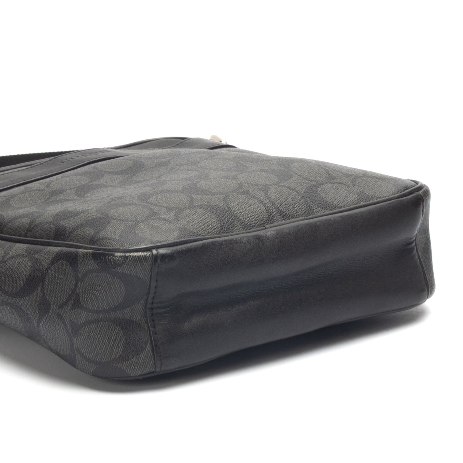 Coach Black Sullivan Logo Messenger Bag