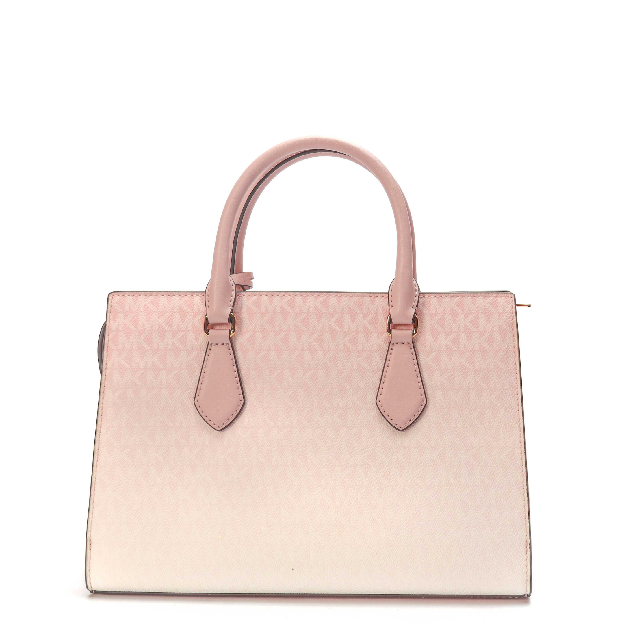 Michael Kors Pink Ombre Signature Logo Satchel