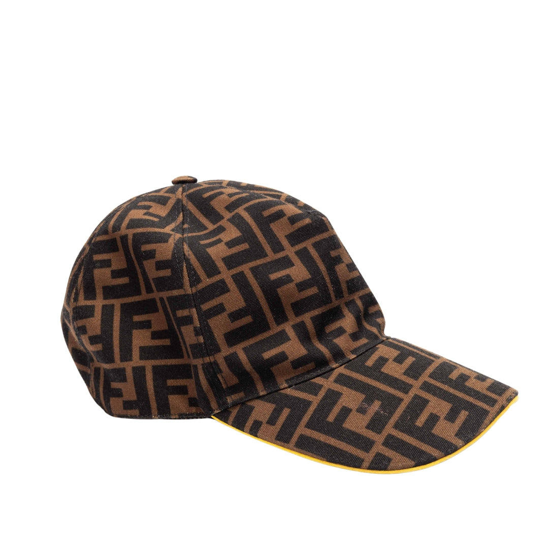 Fendi Brown Zucca Canvas Baseball Cap
