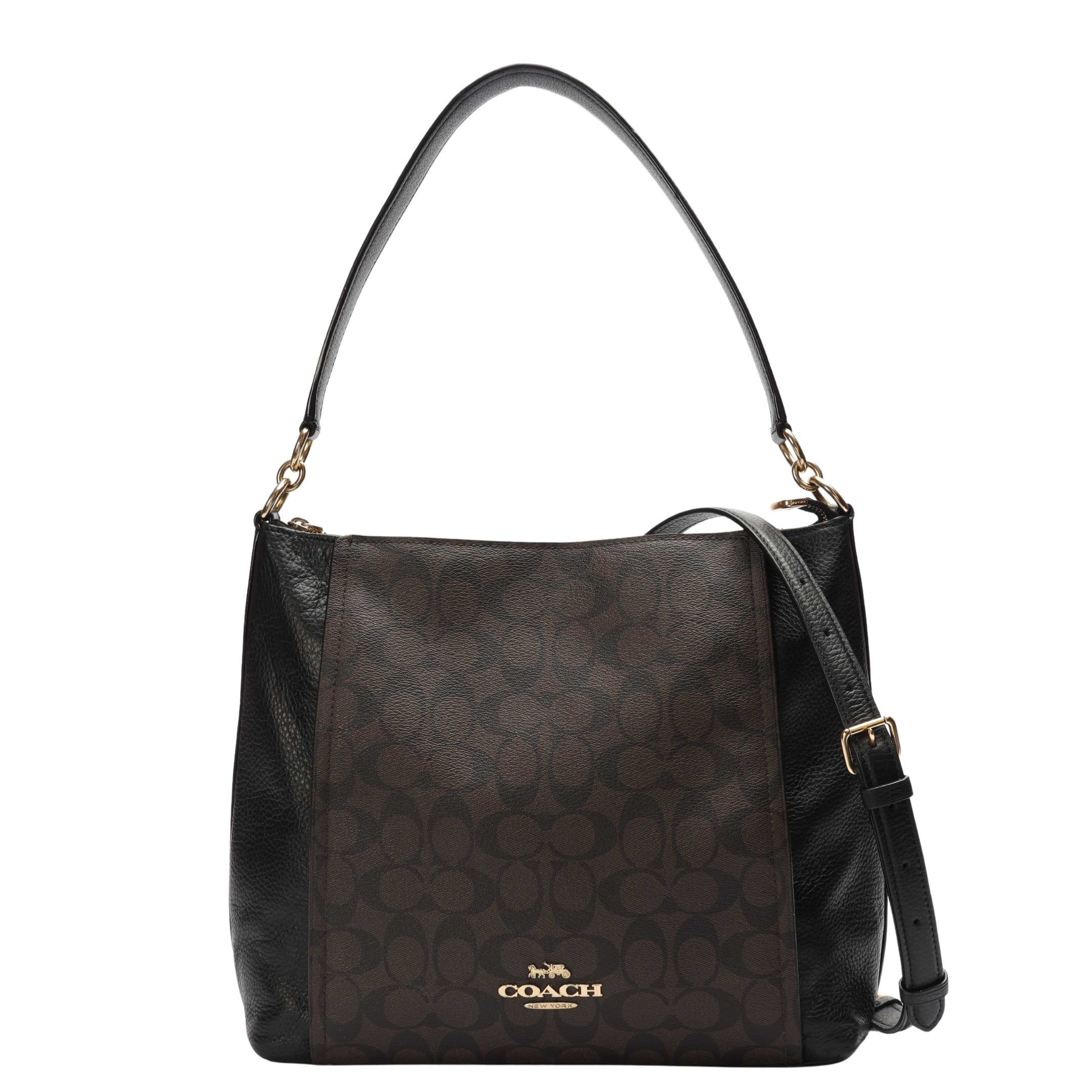 Coach Marlon Signature Canvas Hobo Bag