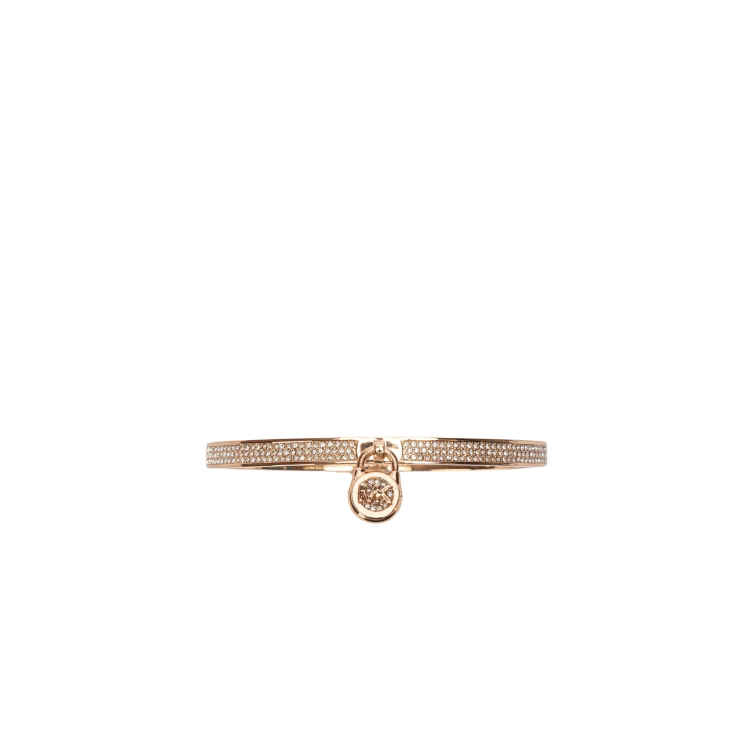 Michael Kors Pave Lock Logo Bangle