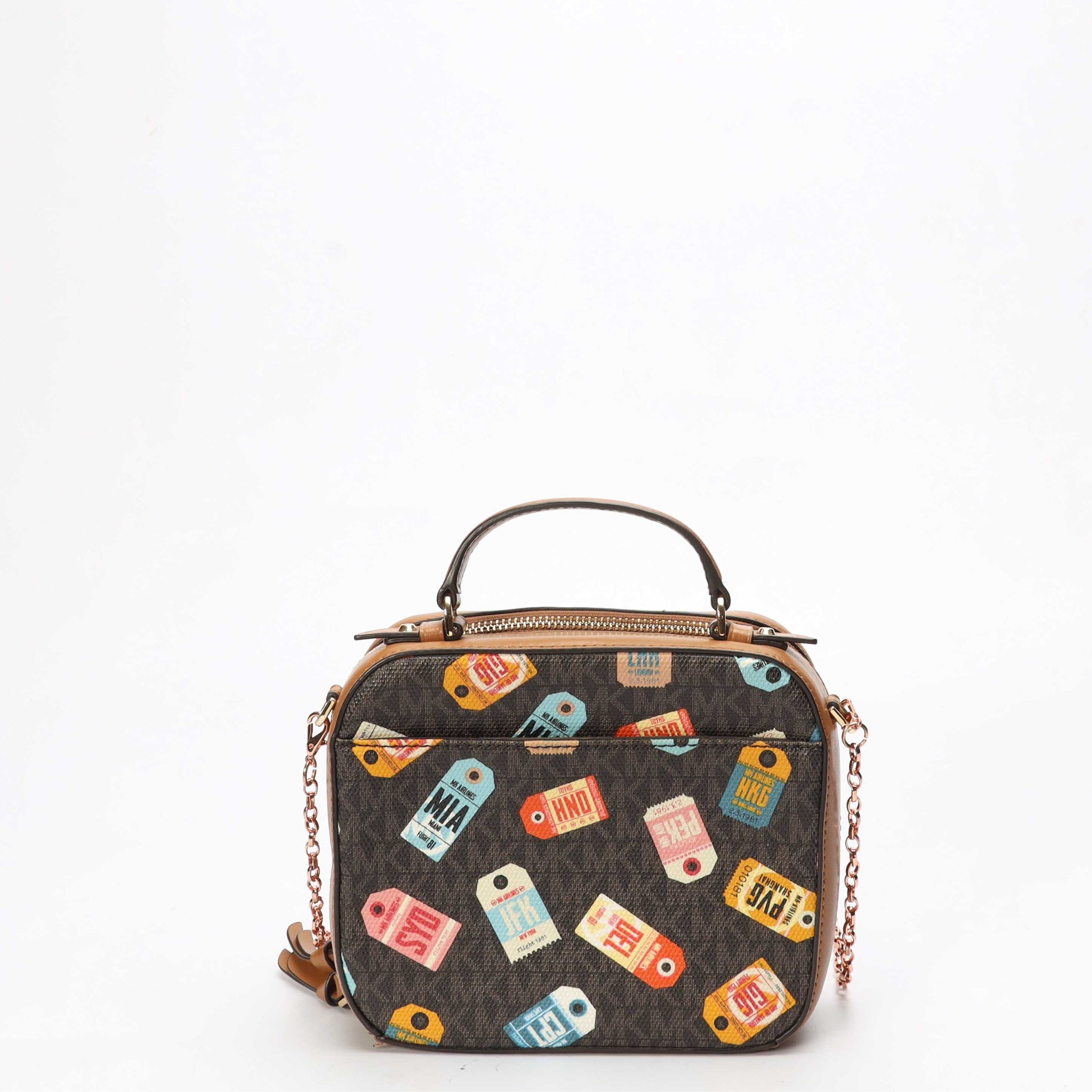 Michael Kors Jet Set Printed Logo Crossbody Bag