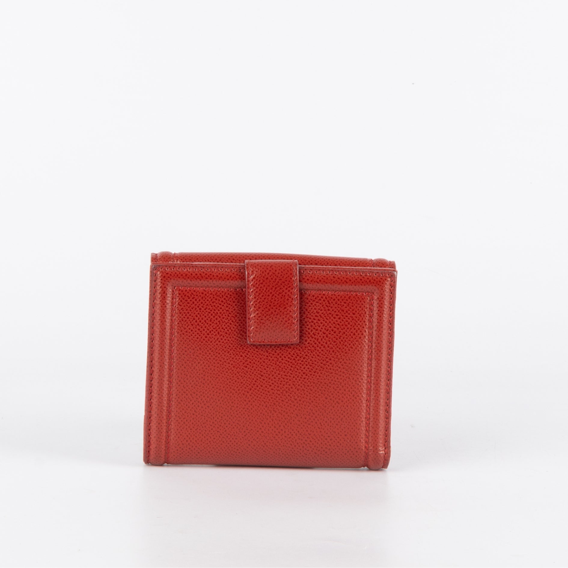 Salvatore Ferragamo Red Vara Bow Wallet