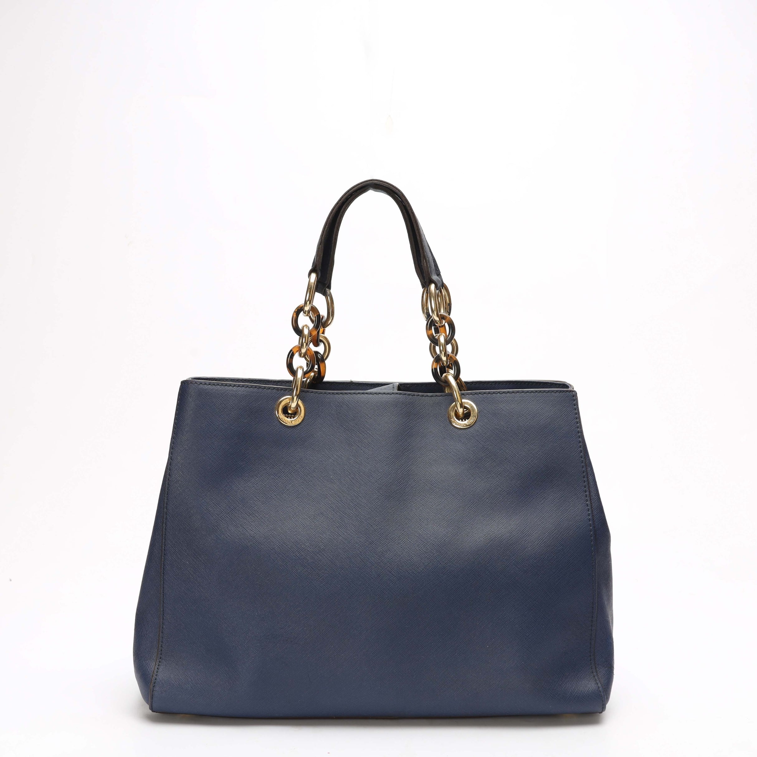 Michael Kors Cynthia Navy Convertible Satchel