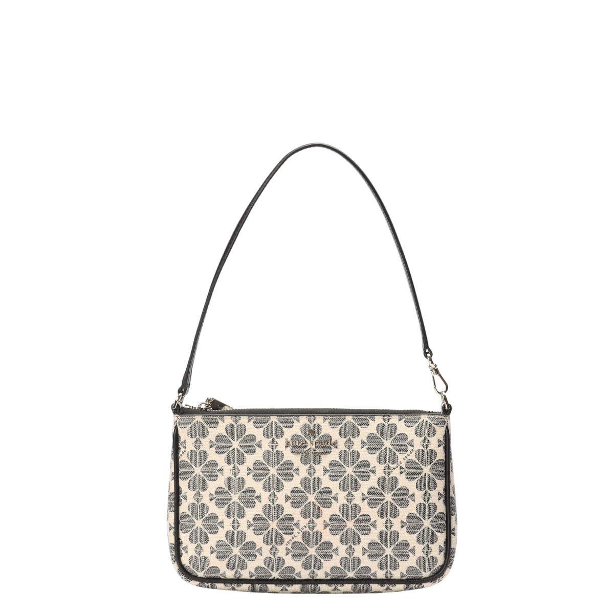 Kate Spade Black Spade Flower Wristlet
