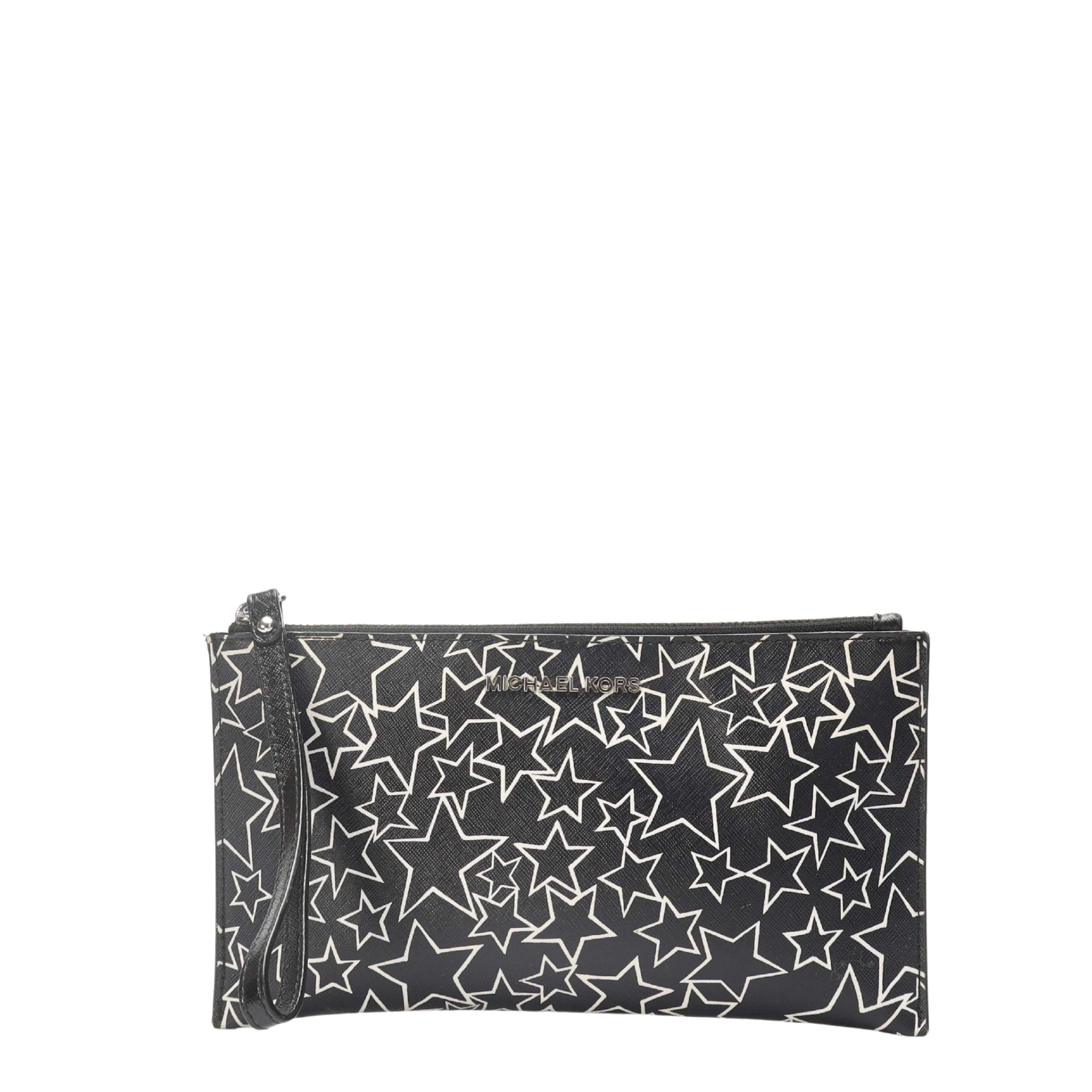 Michael Kors Black Star Wristlet