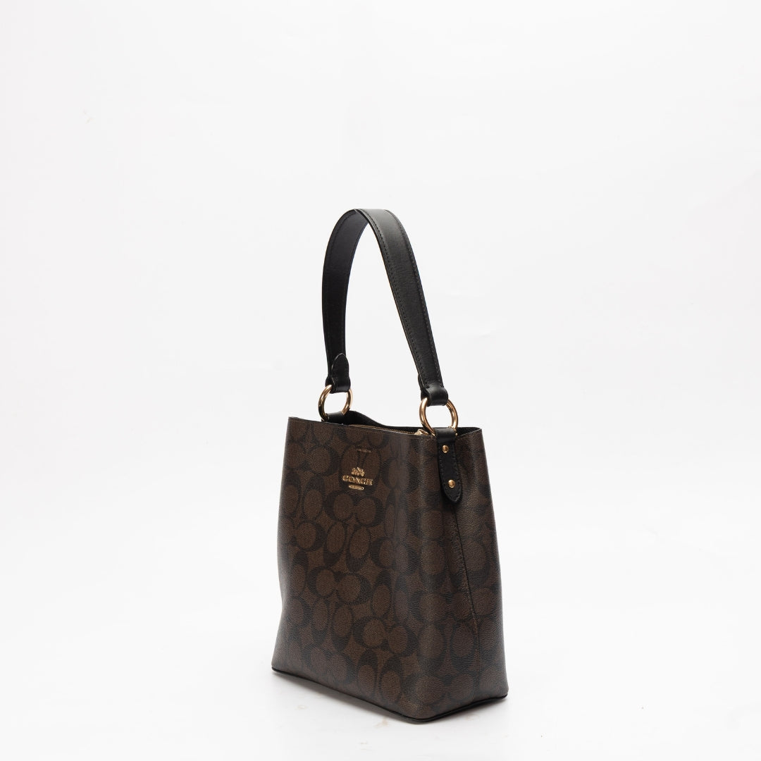 Coach Signature Canvas Mollie Bucket Bag 22