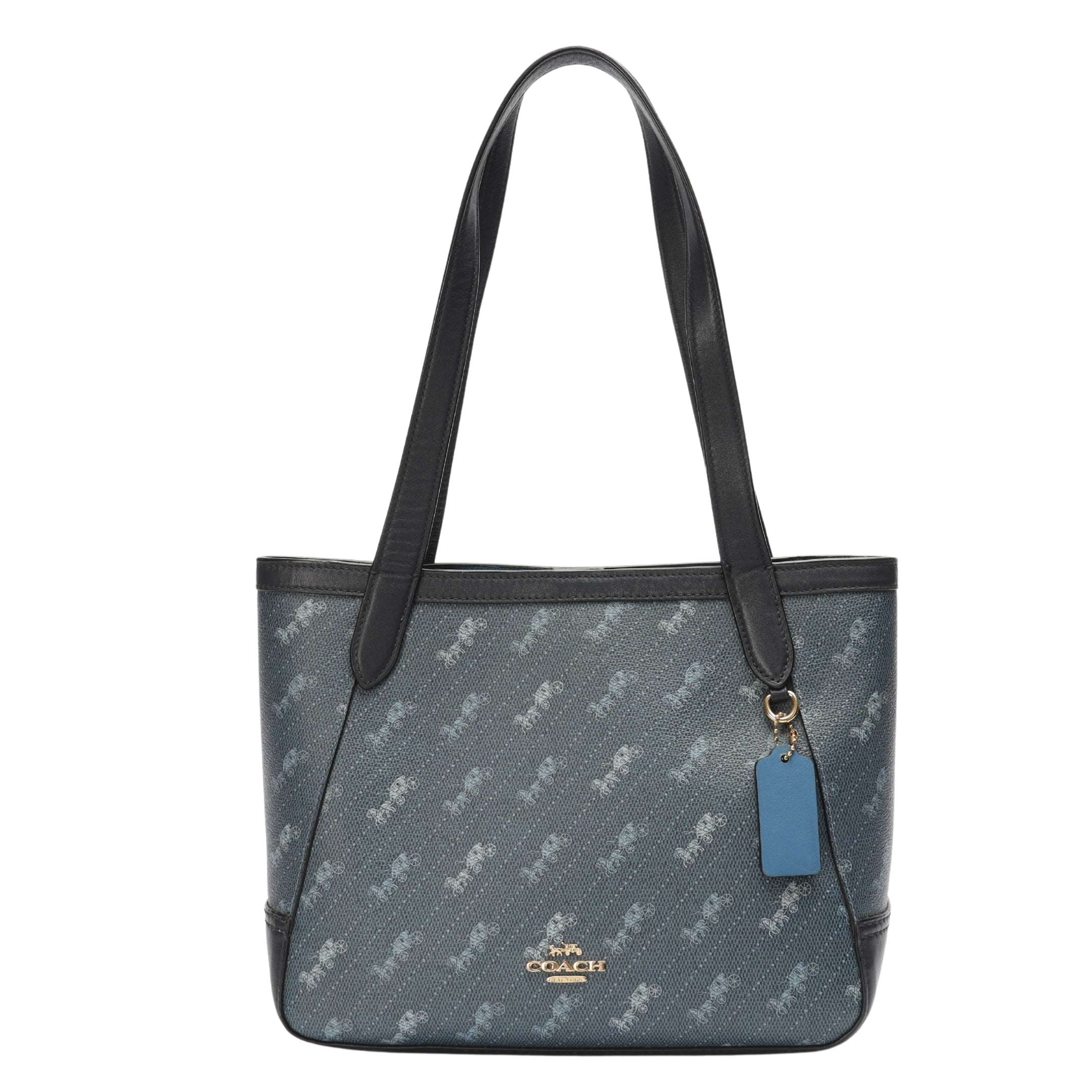 Coach Horse & Carriage Dot Print Tote