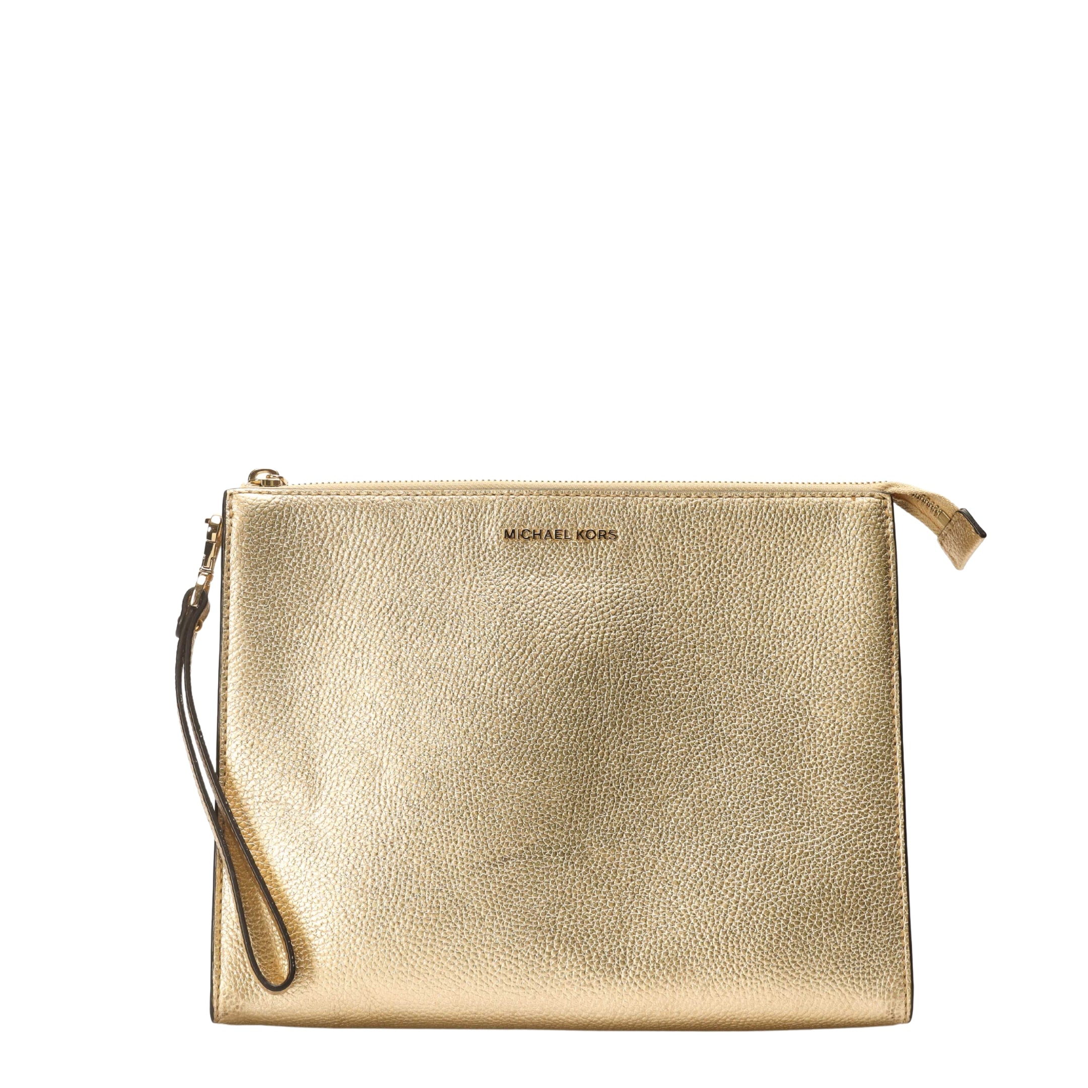 Michael Kors Gold Metallic Clutch