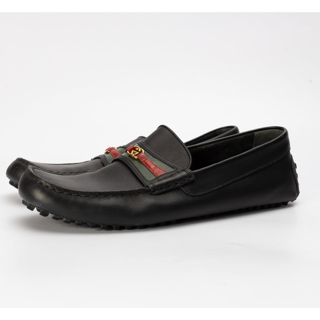 Gucci Ayrton GG Moccasins Driving Loafers