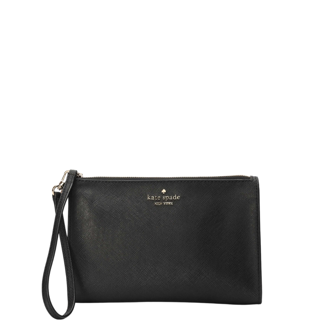Kate Spade Black Textured Wristlet